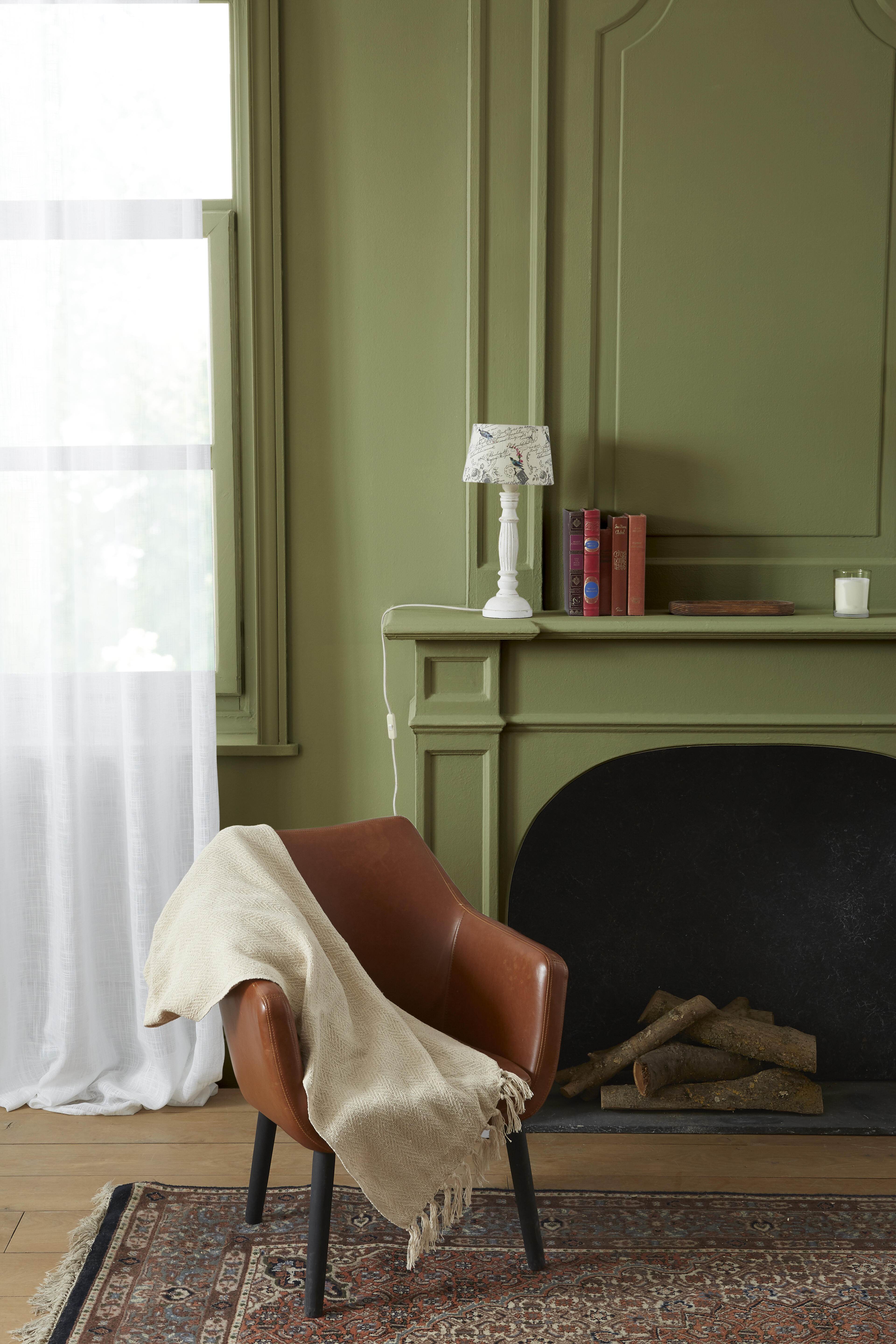 Pittura per interni per parete e soffitto lavabile, LUXENS Biobased verde wake 3 opaco, 2.5 L - 7