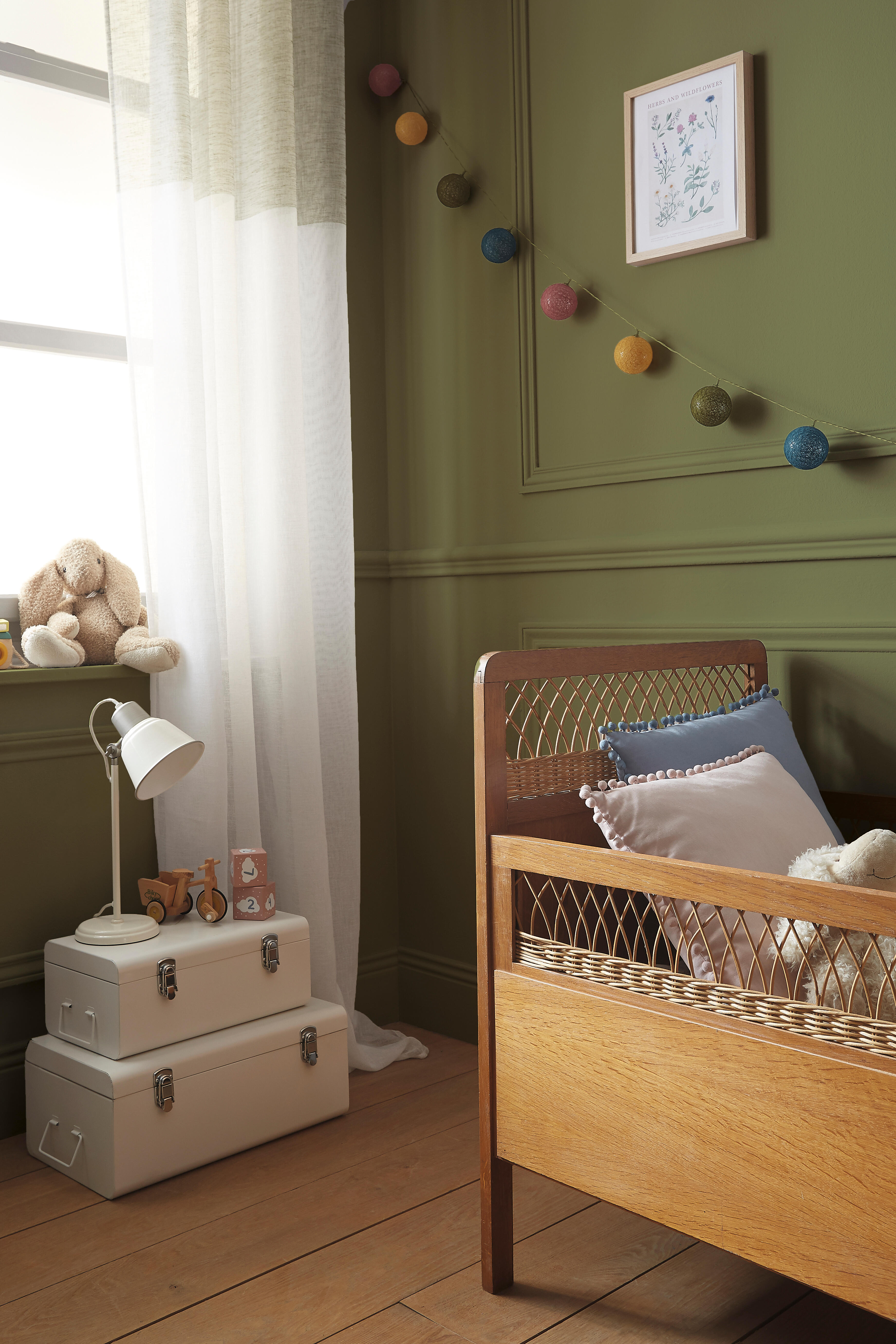 Pittura per interni per parete e soffitto lavabile, LUXENS Biobased verde wake 3 opaco, 2.5 L - 6