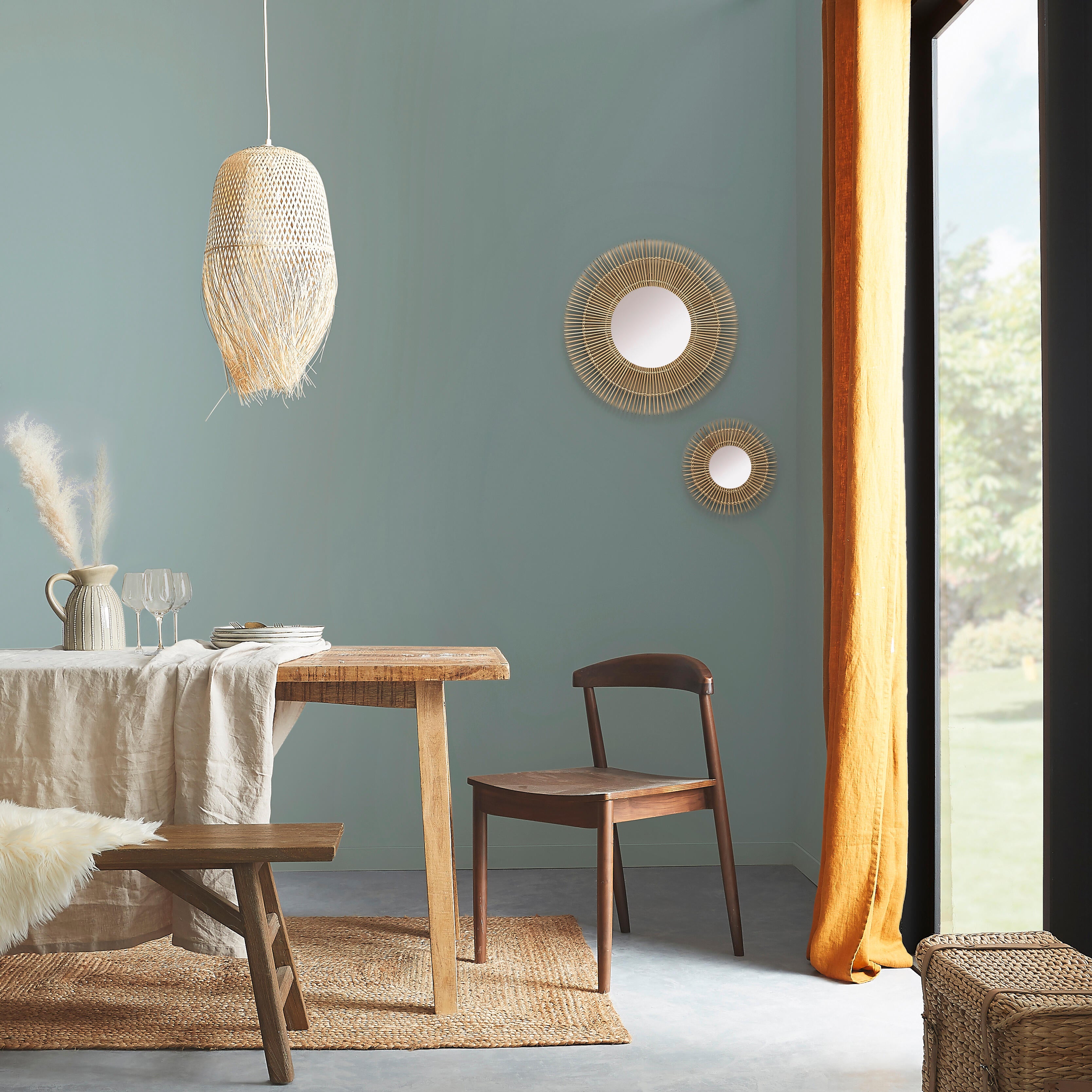 Pintura de interior Biobase LUXENS color sage 4 mate 2.5L para paredes y techos - 5