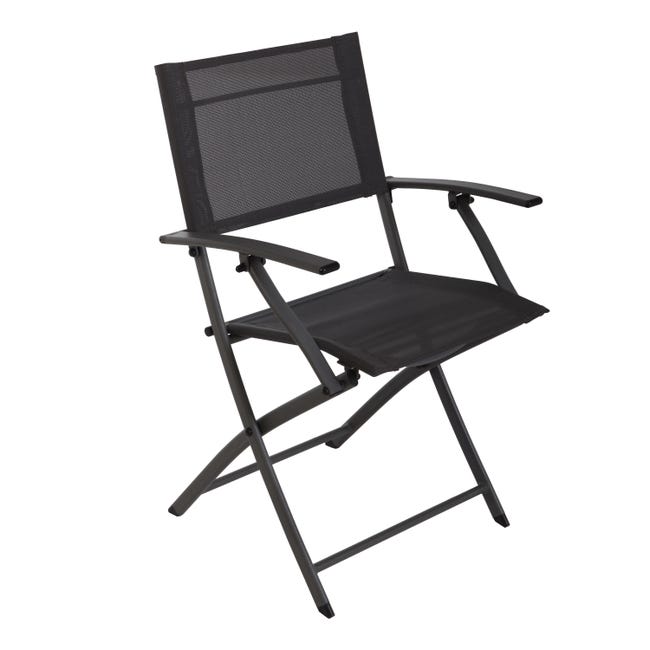 Fauteuil Emys en Acier Anthracite