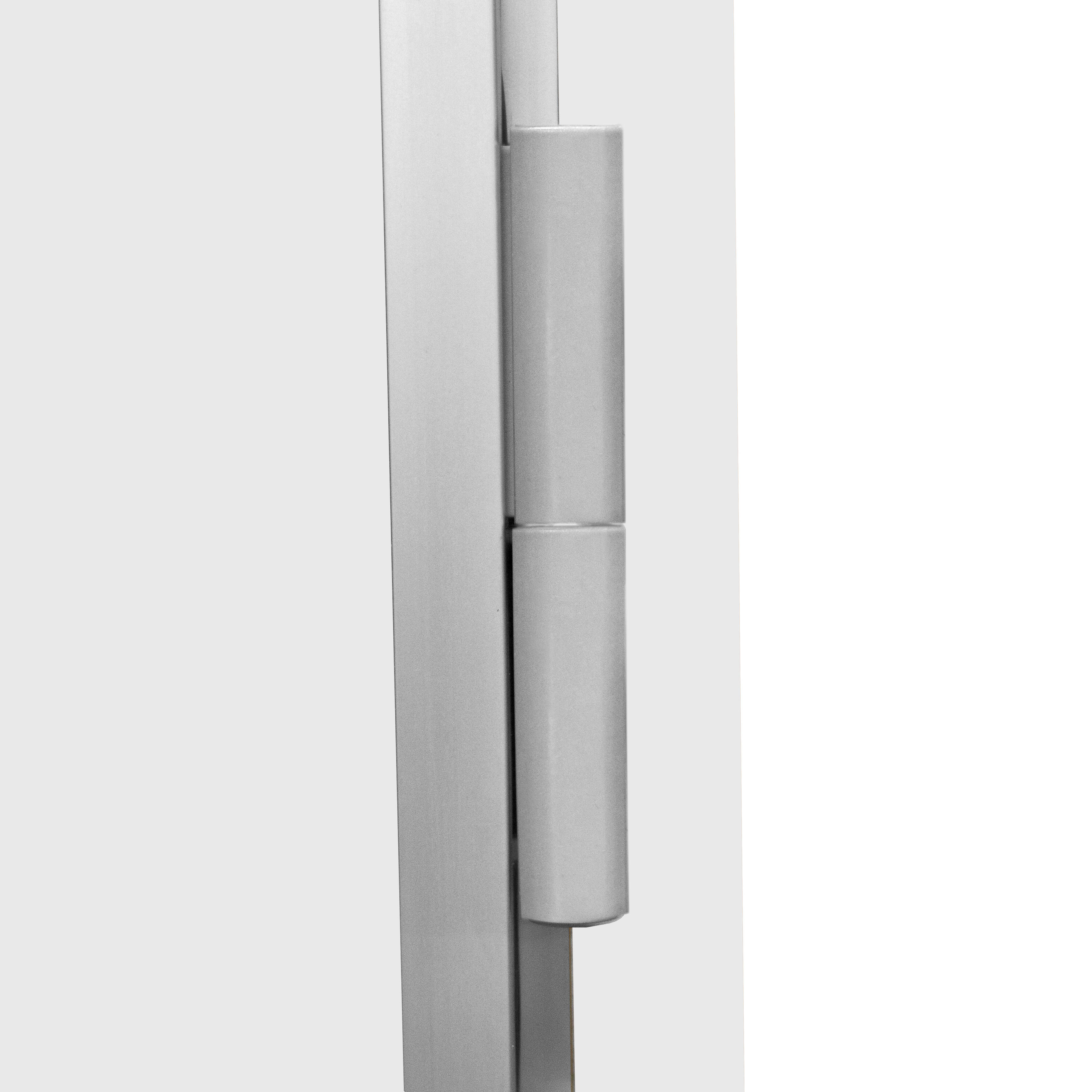 Puerta de entrada acorazada serie Silver 1,0 liso sapelly / interior liso blanco apertura izquierda 208x90.3cm - 22