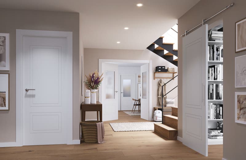Puertas blancas modernas para renovar tu hogar | Leroy Merlin
