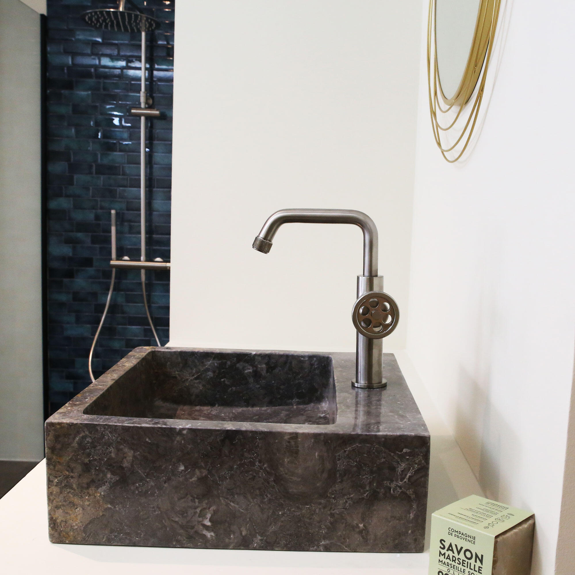 MISCELATORE LAVABO ESSEBAGNO INDUS NERO CARTUCCIA 25 mm