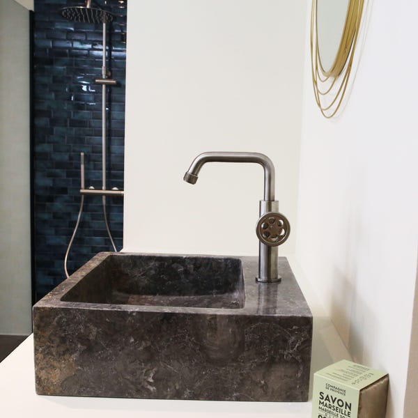 MISCELATORE LAVABO ESSEBAGNO INDUS NERO CARTUCCIA 25 mm MISCELATORE LAVABO ESSEBAGNO INDUS NERO CARTUCCIA 25 mm