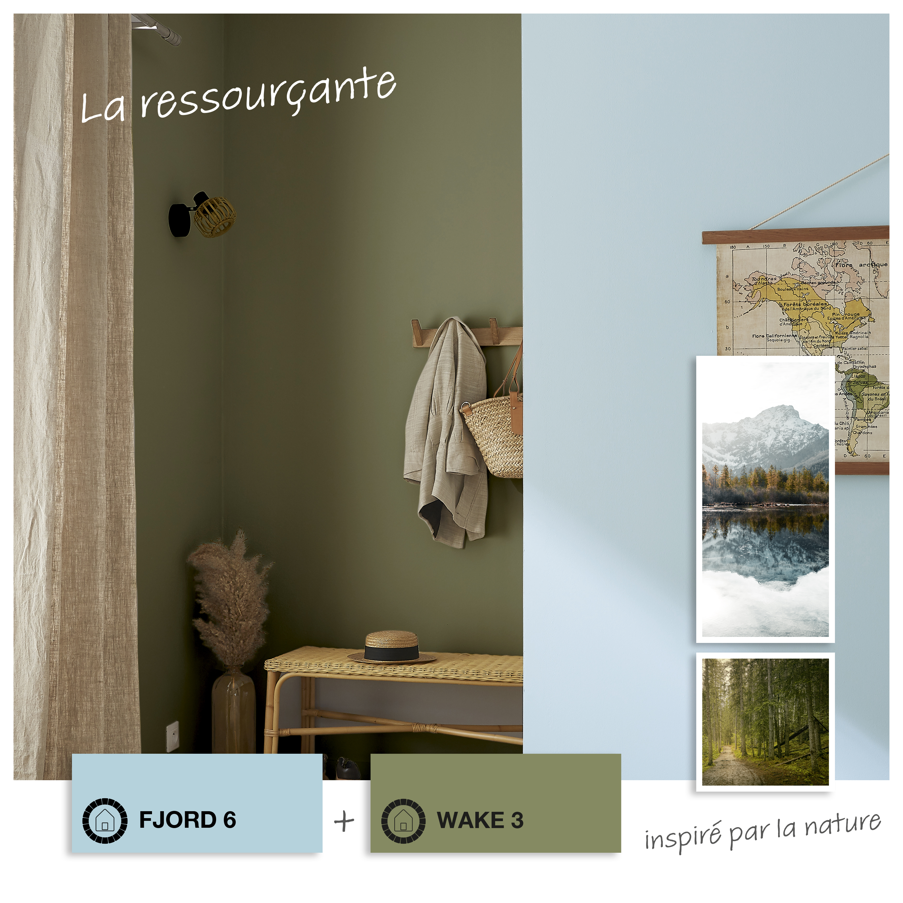 Peinture mur, boiserie fjord 6 mat LUXENS Biosourcée 0.5L - 4