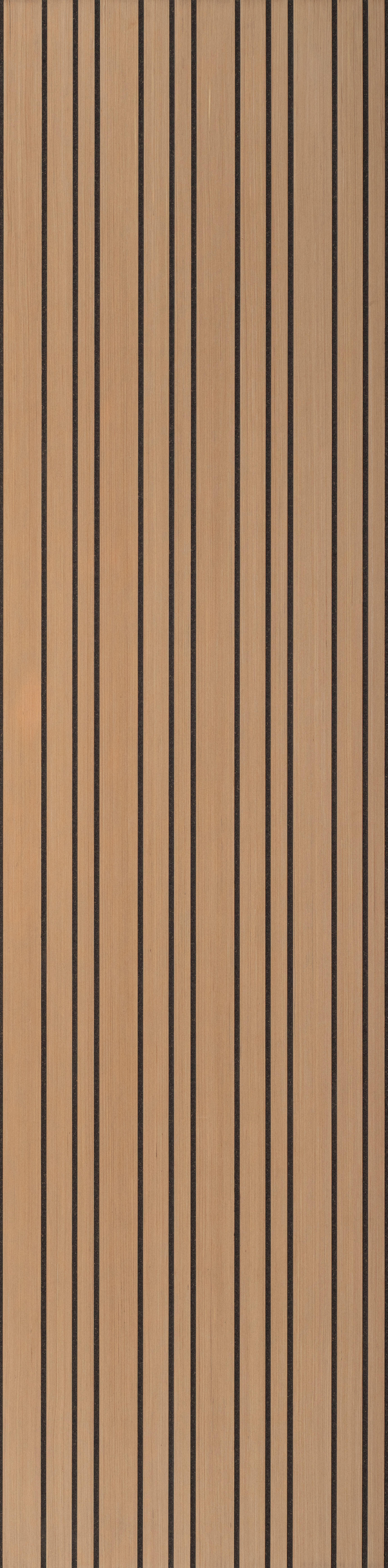Revestimiento de pared palillería efecto 3D MDF Desi color roble/negro 119x59 cm - 5