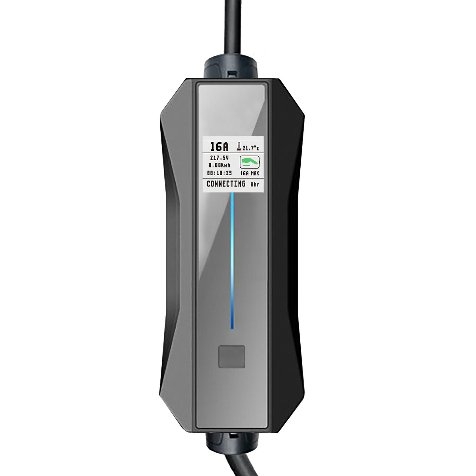Carregador Portátil para Automóvel KSIX Schuko T2 - 16A / 3,7 kW - 5 Metros - 3