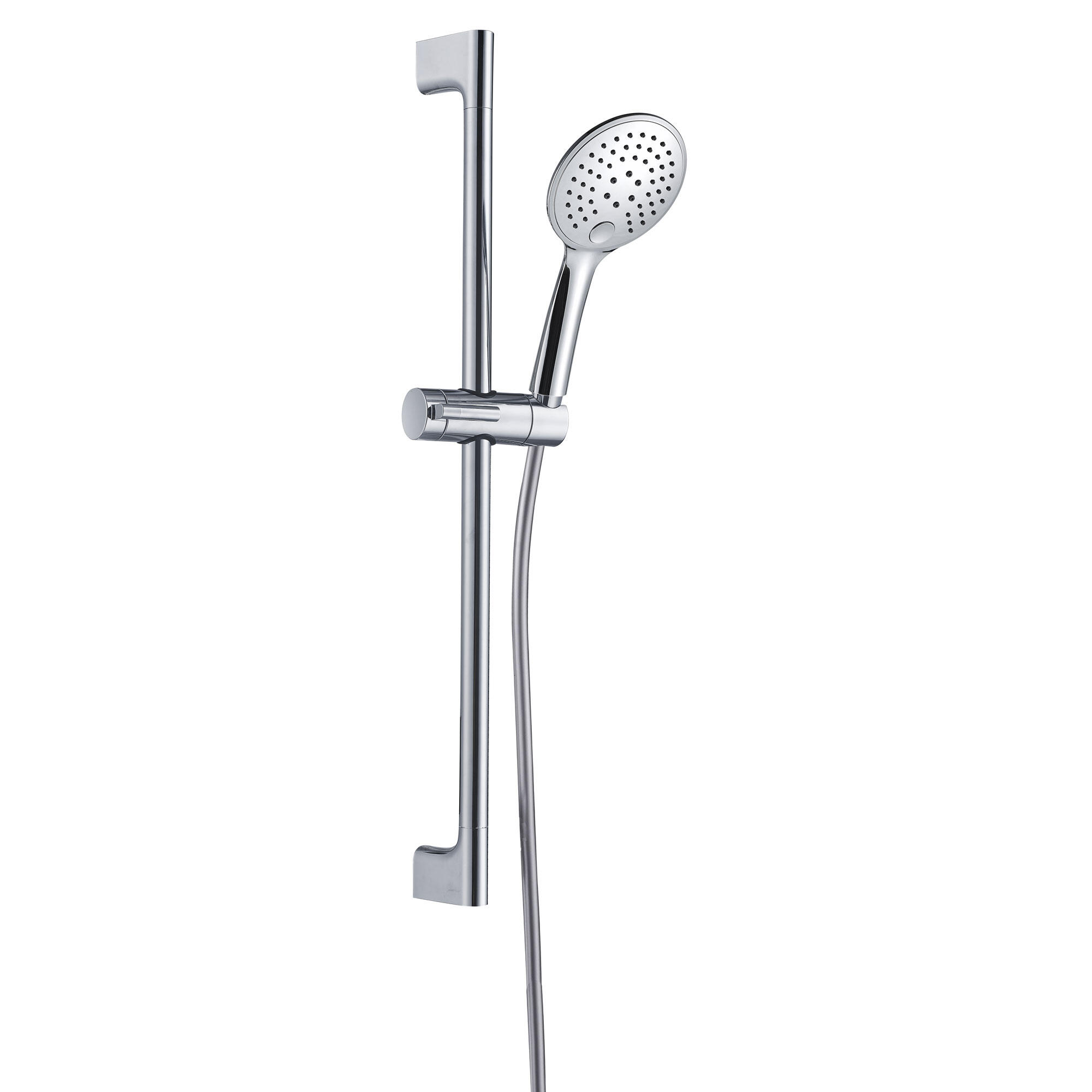 Alcachofa de ducha + flexo + barra essebagno envol cromado con 3 funciones