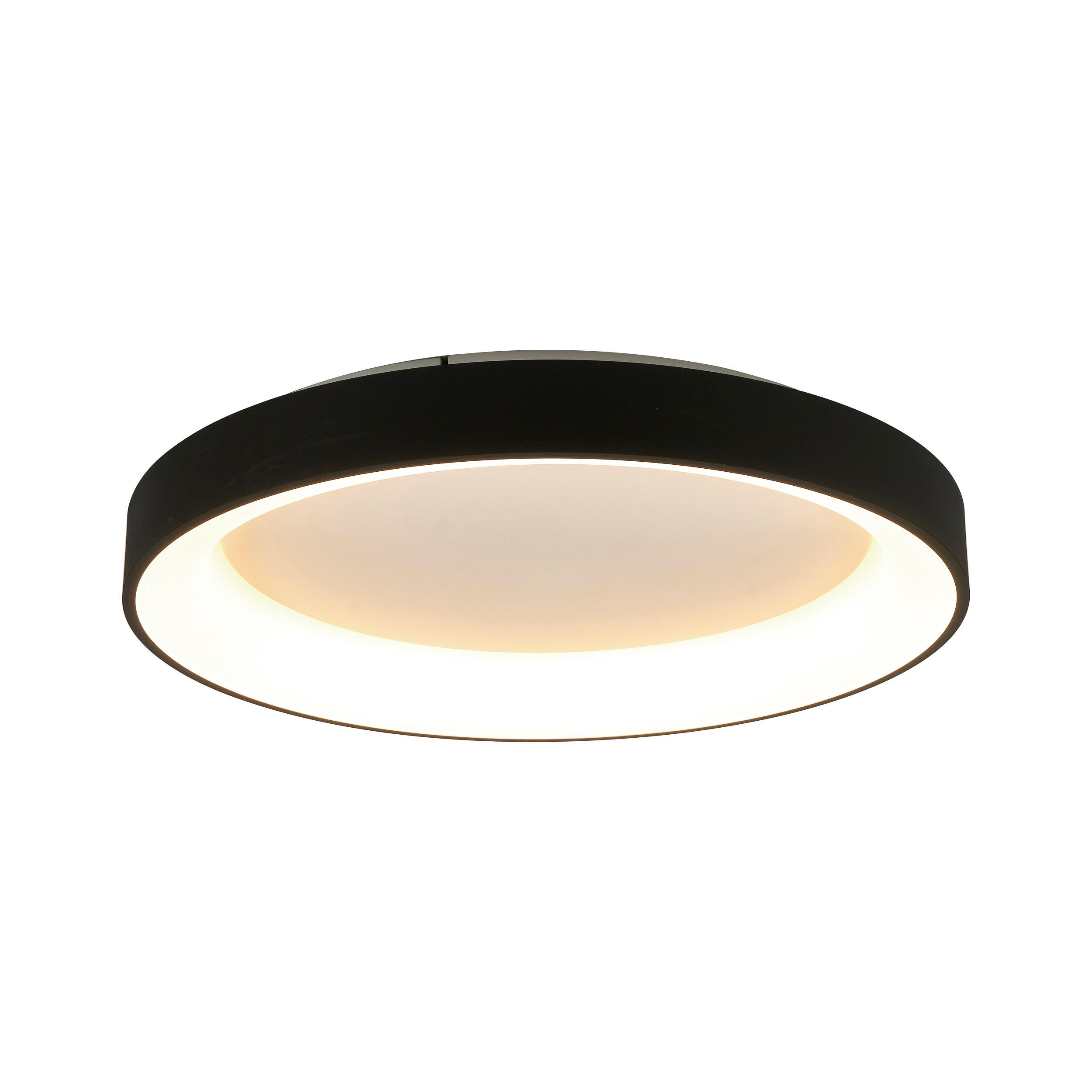 Plafón led niseko 58w 3000k negro