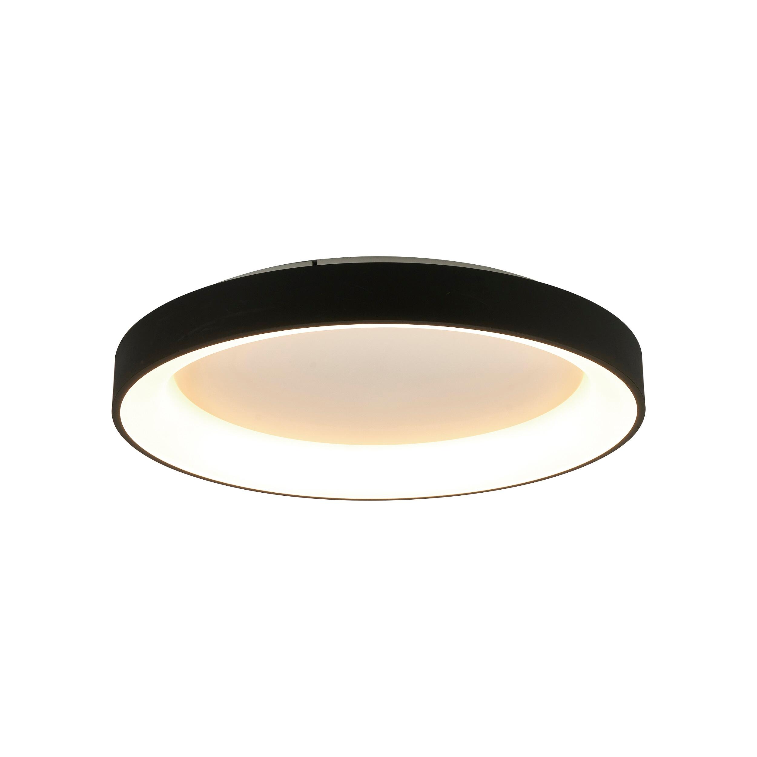 Plafón led niseko 48w 3000k negro
