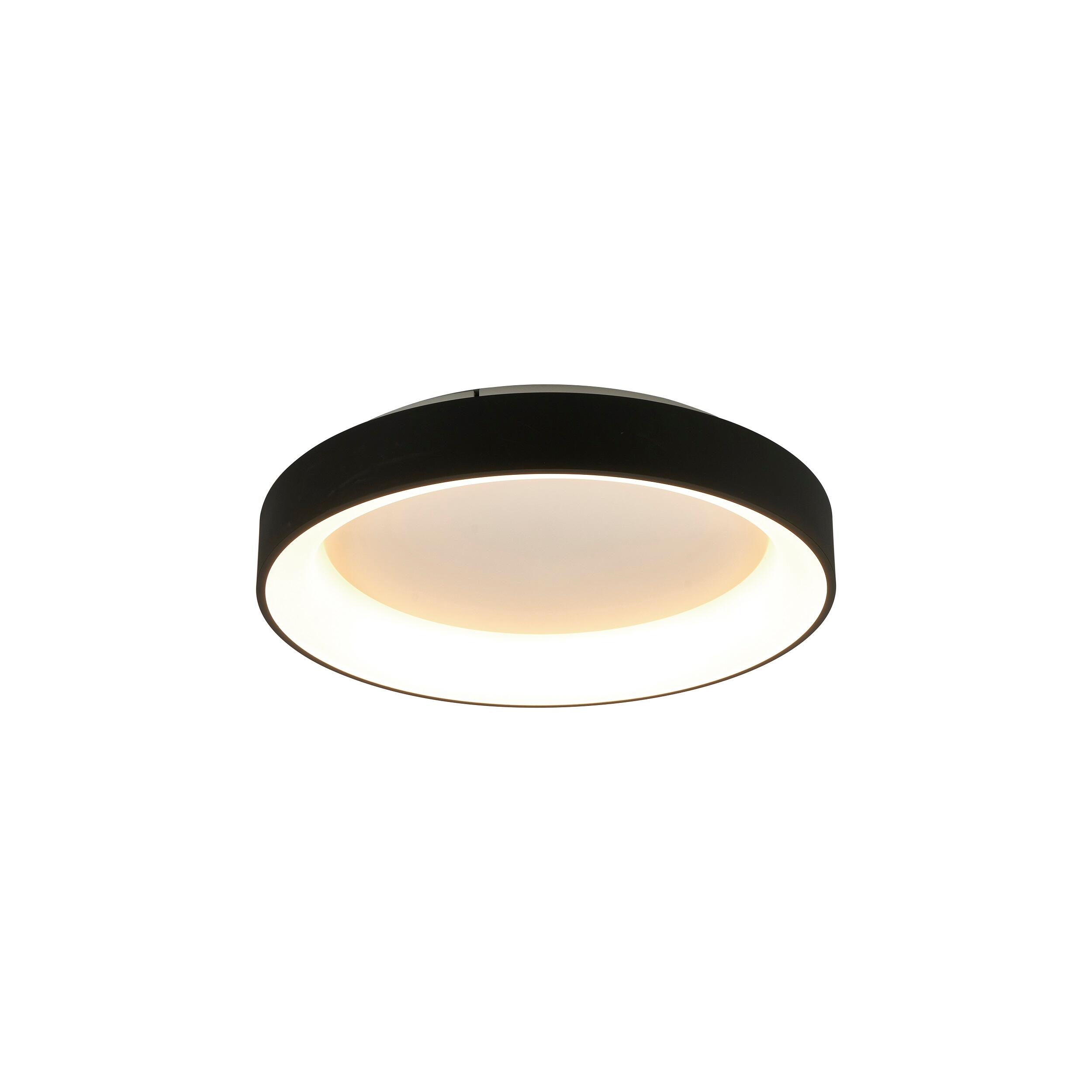Plafón led niseko 30w 3000k negro