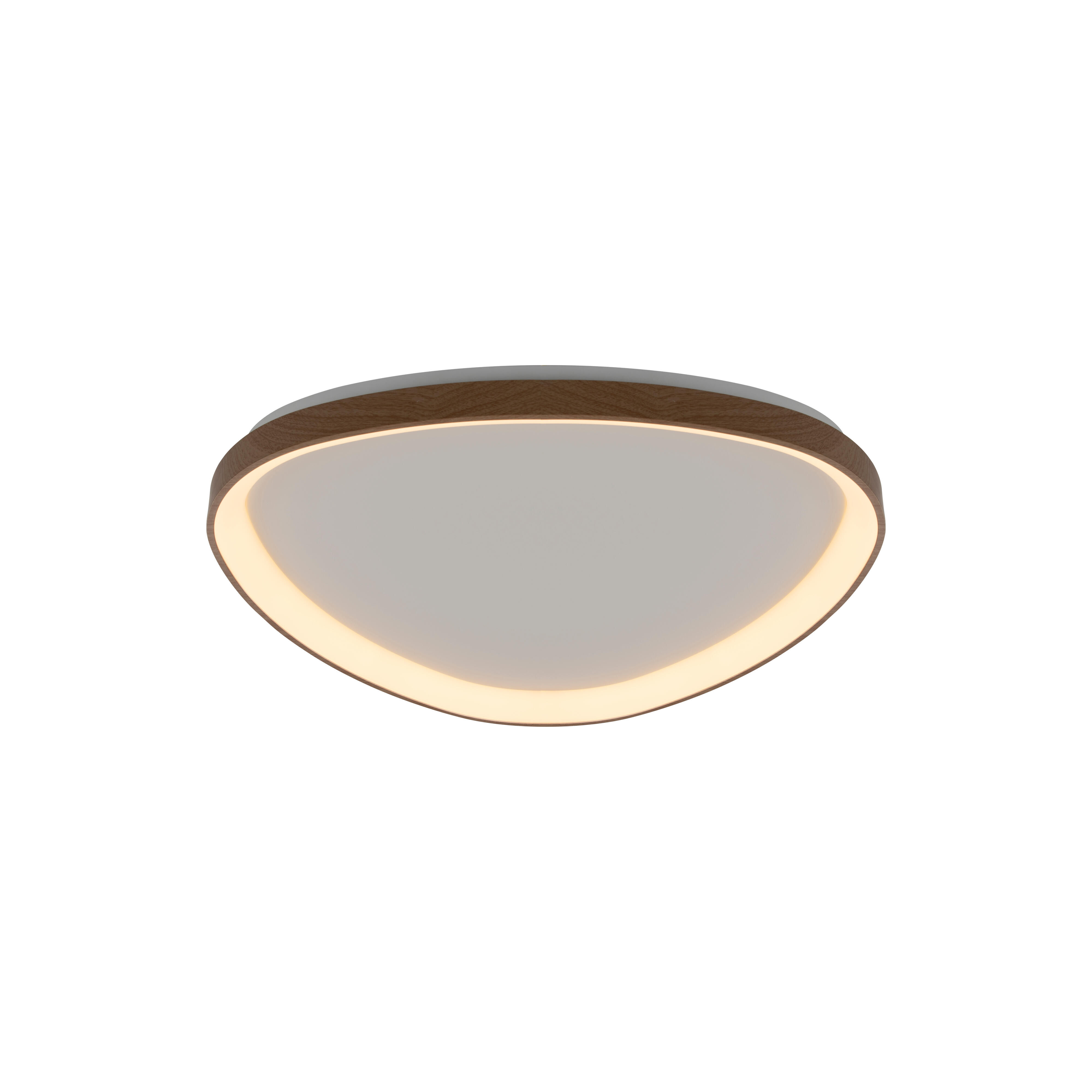 Plafón led niseko triangle 48w 3000k madera