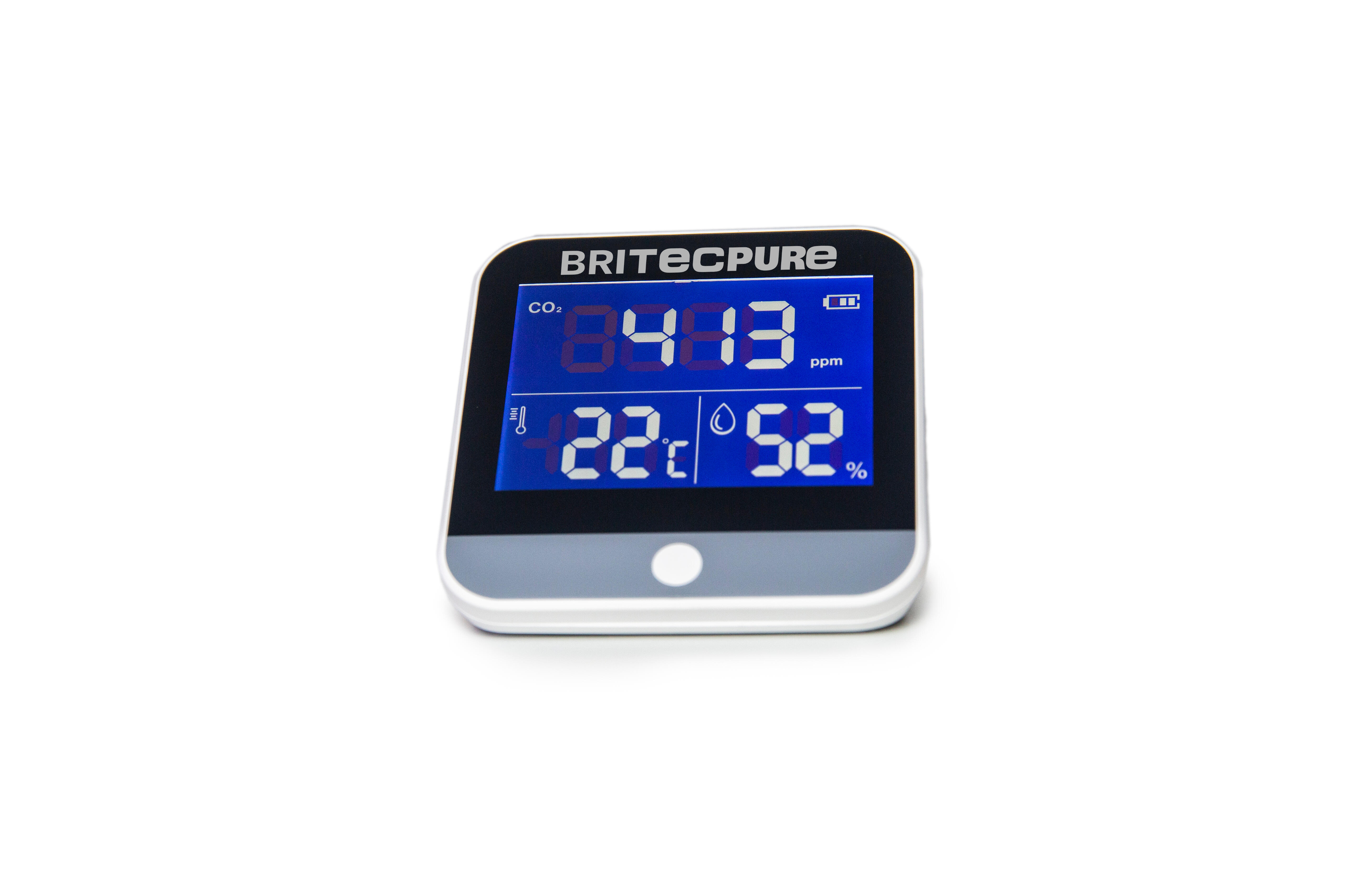 Detector de co2 y aire britec btc306c