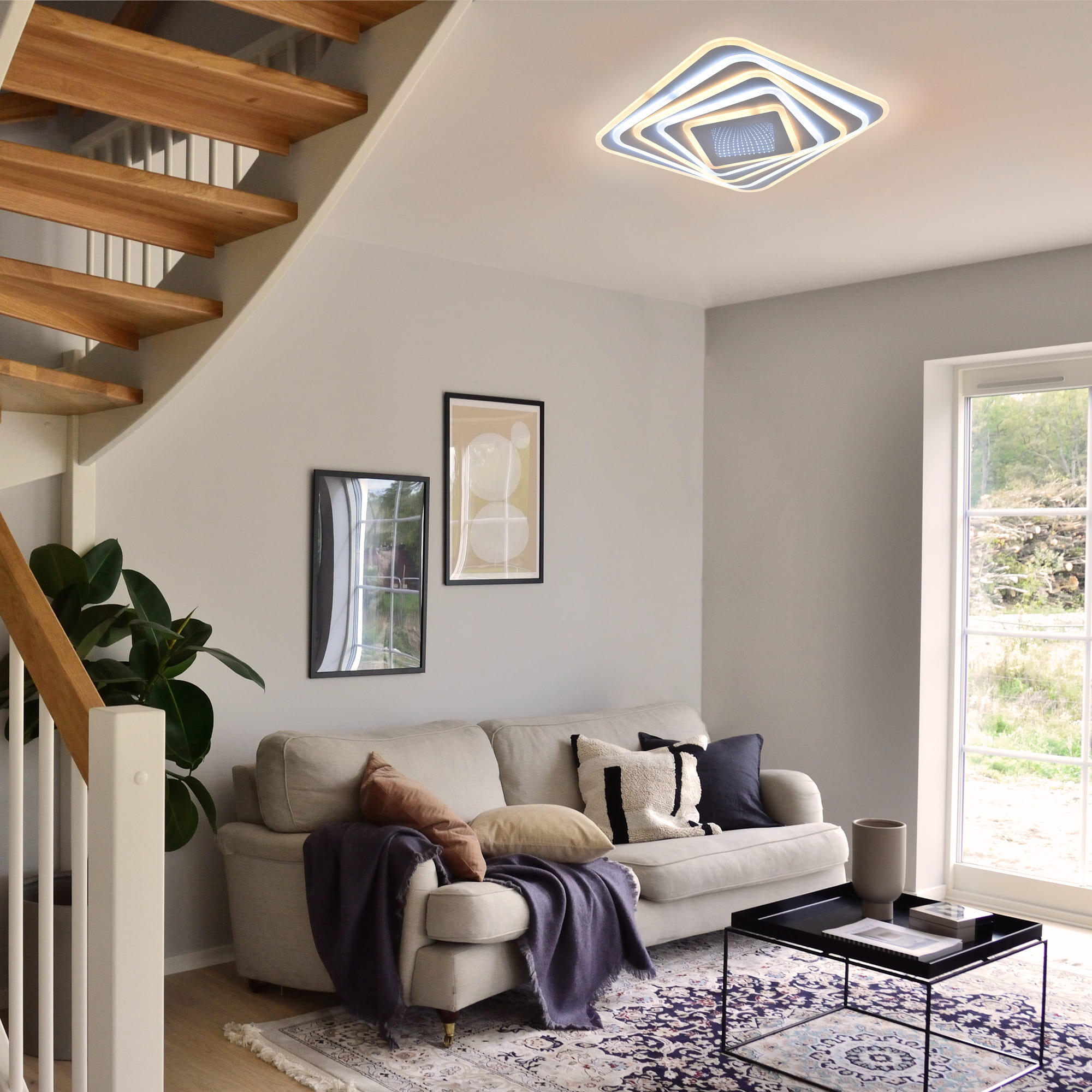 Candeeiro de teto LED 135W 1 LUZ BRANCO - 2