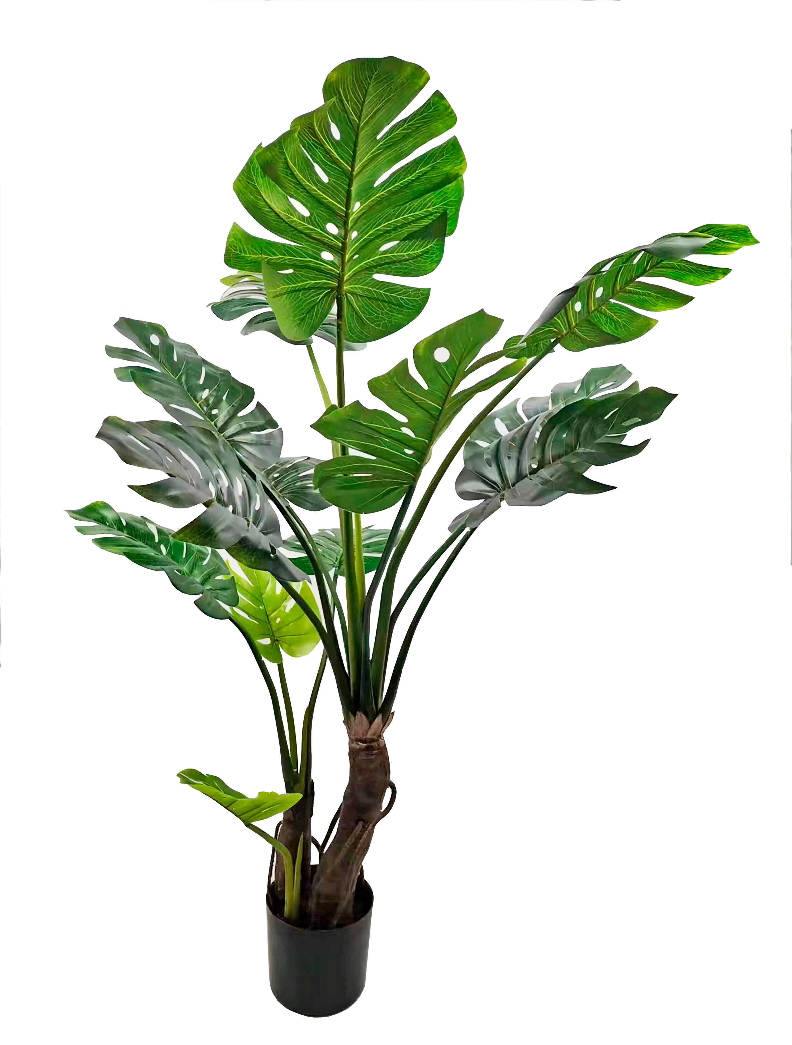 Sinder  Planta Artificial Monstera De 150 Cm De Altura En Maceta De 20 Cm Verde , Leroy Merlin