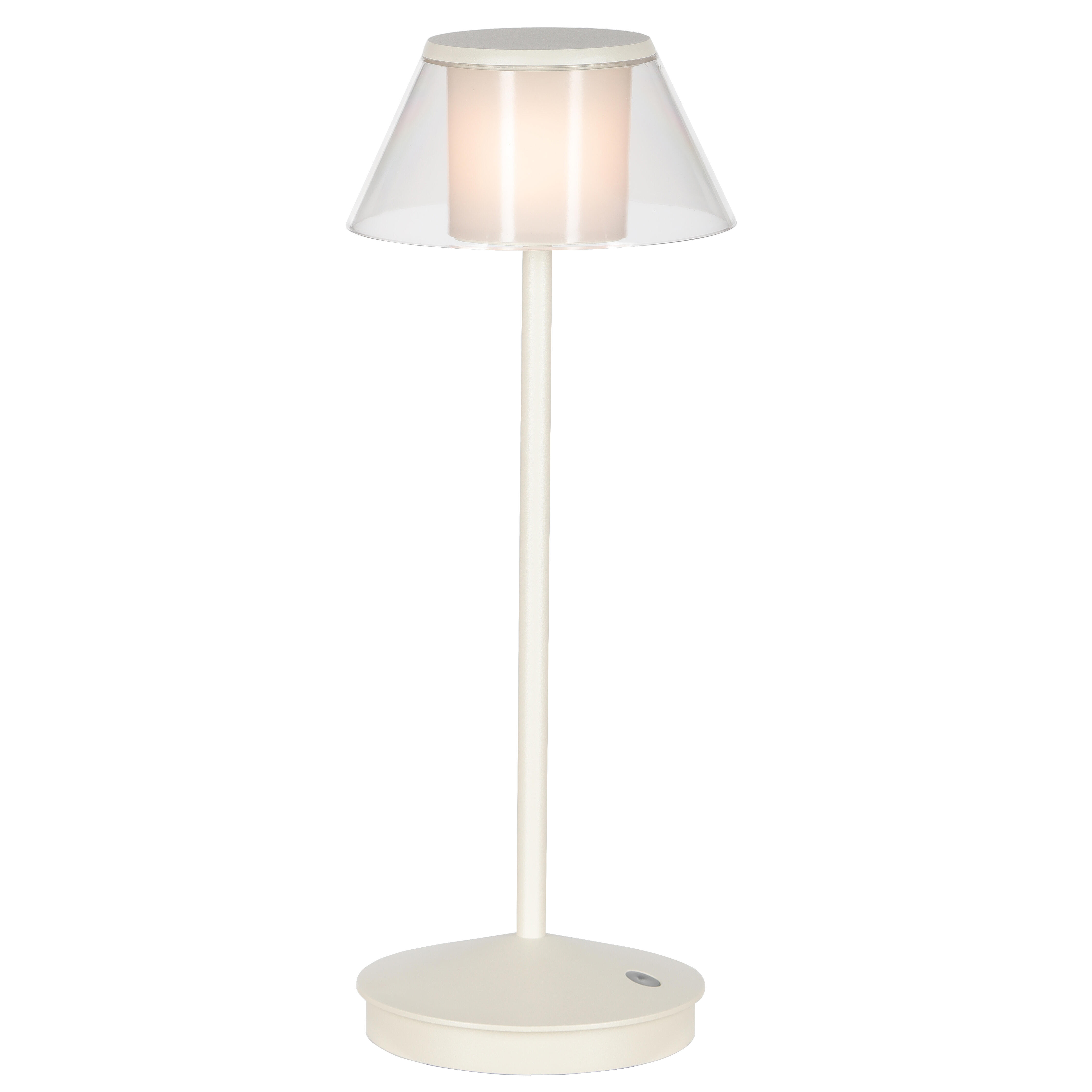 Sobremesa exterior k5 2w 3000k usb de color blanco