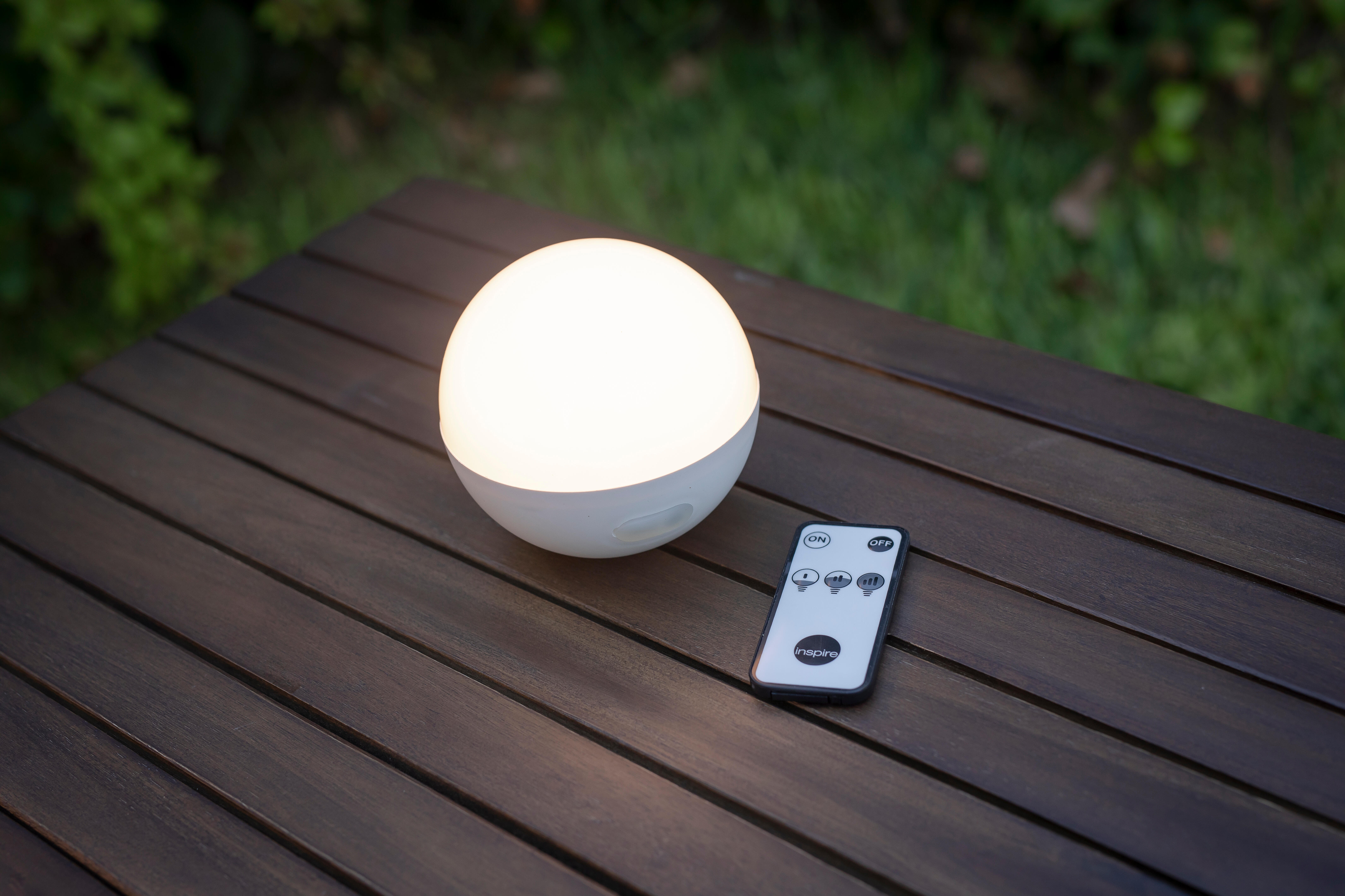Candeeiro de exterior portátil usb led Caspe Inspire 1300LM IP54 11 cm branco - 24