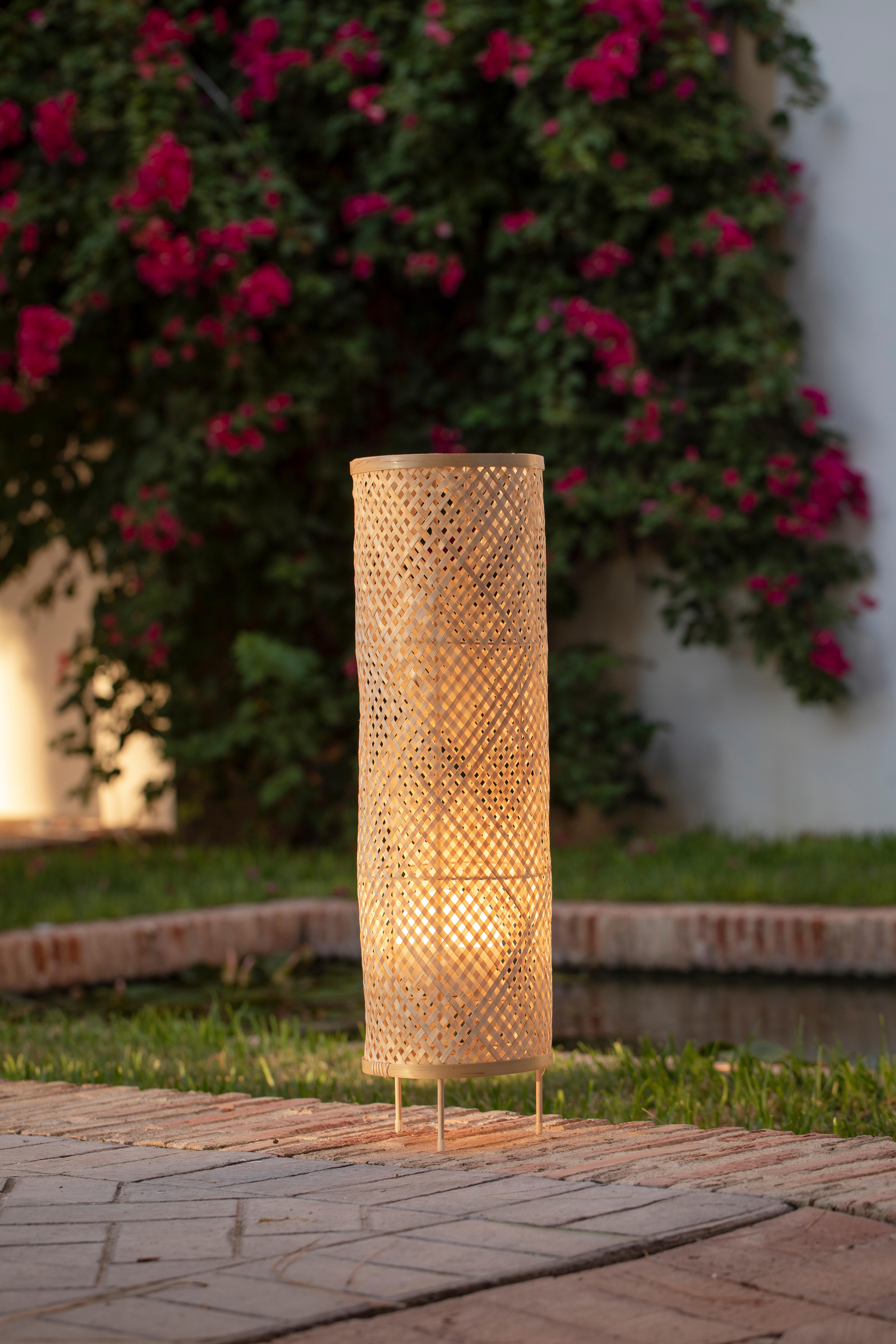 Candeeiro de pé exterior USB Aspem 900lm 70CM castanho Inspire - 6