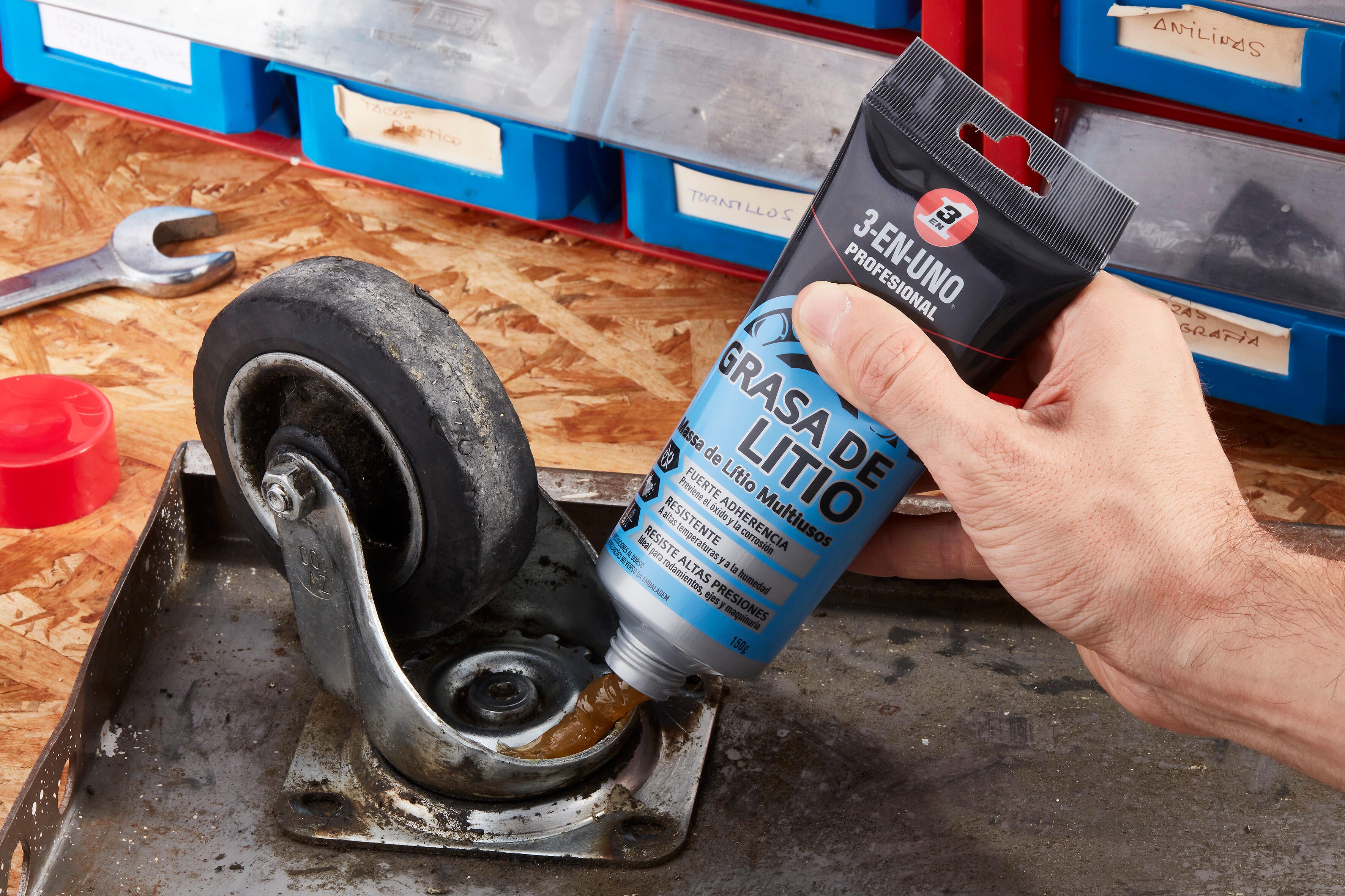 3 EN UNO Grasa de litio tubo 150 ml - 4