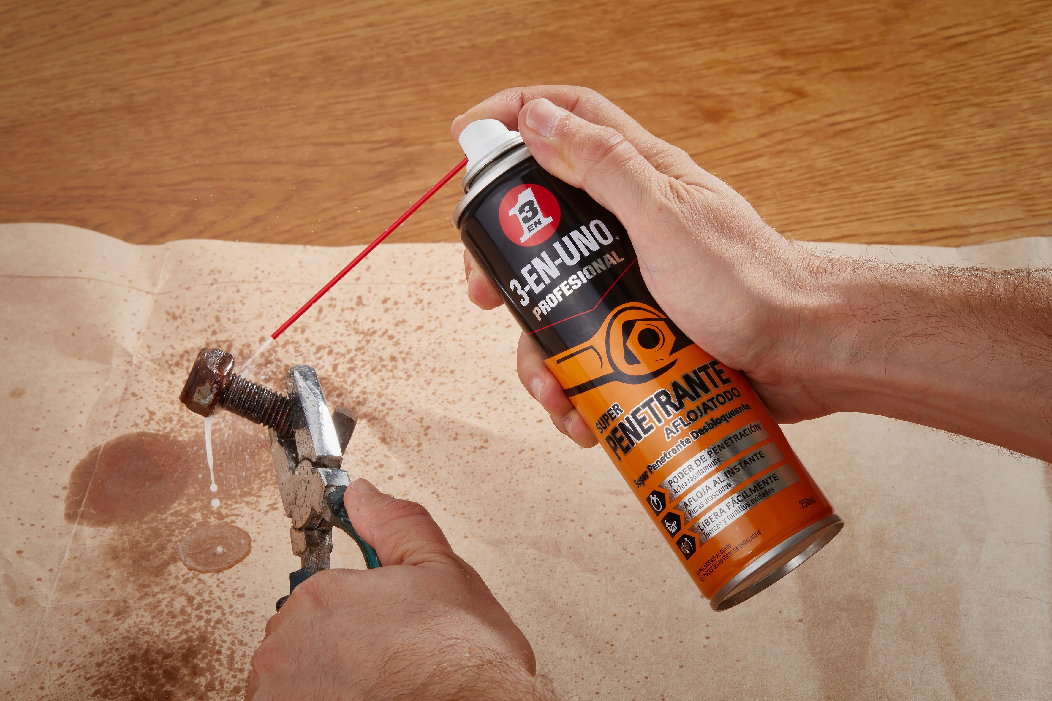 Spray super penetrante 3 EM 1 PROFISSIONAL DESBLOQUEANTE 250ML - 3