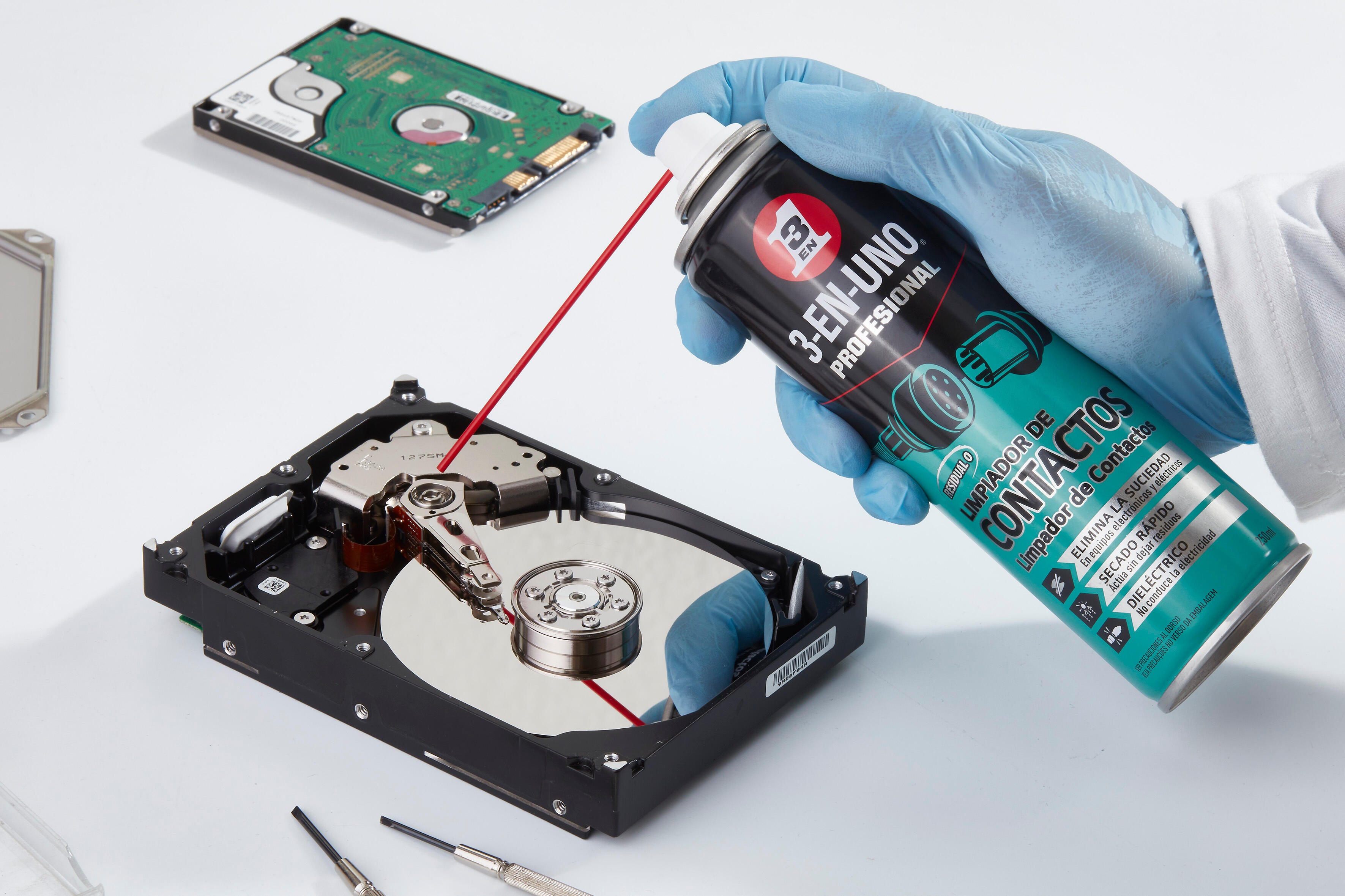 Limpa contactos 250ml 3 EM 1 Profissional - 5