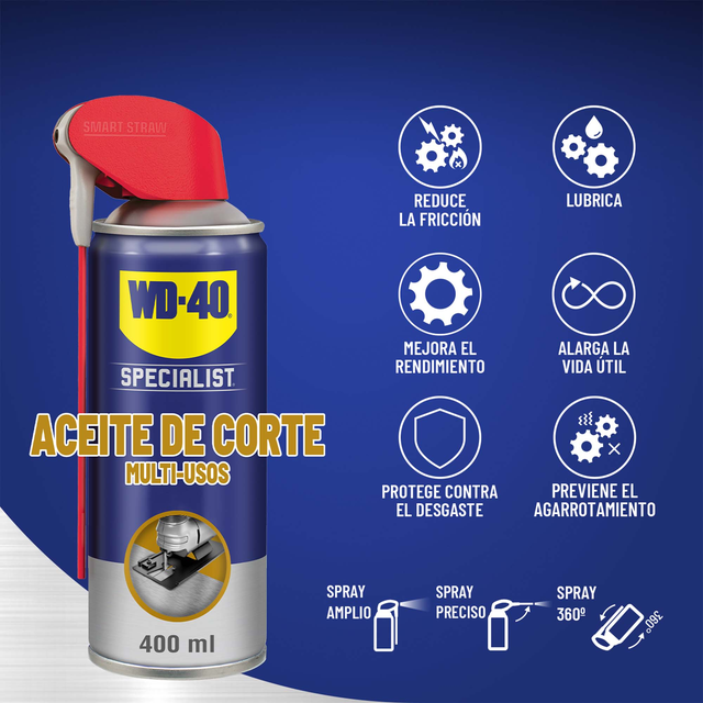 Óleo de corte WD-40 SPECIALIST MULTIUSOS 400ML