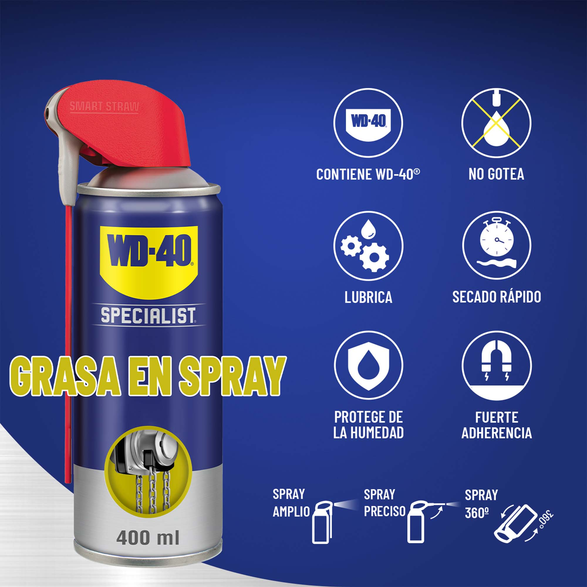 Massa em spray 400ml WD-40 Specialist - 2