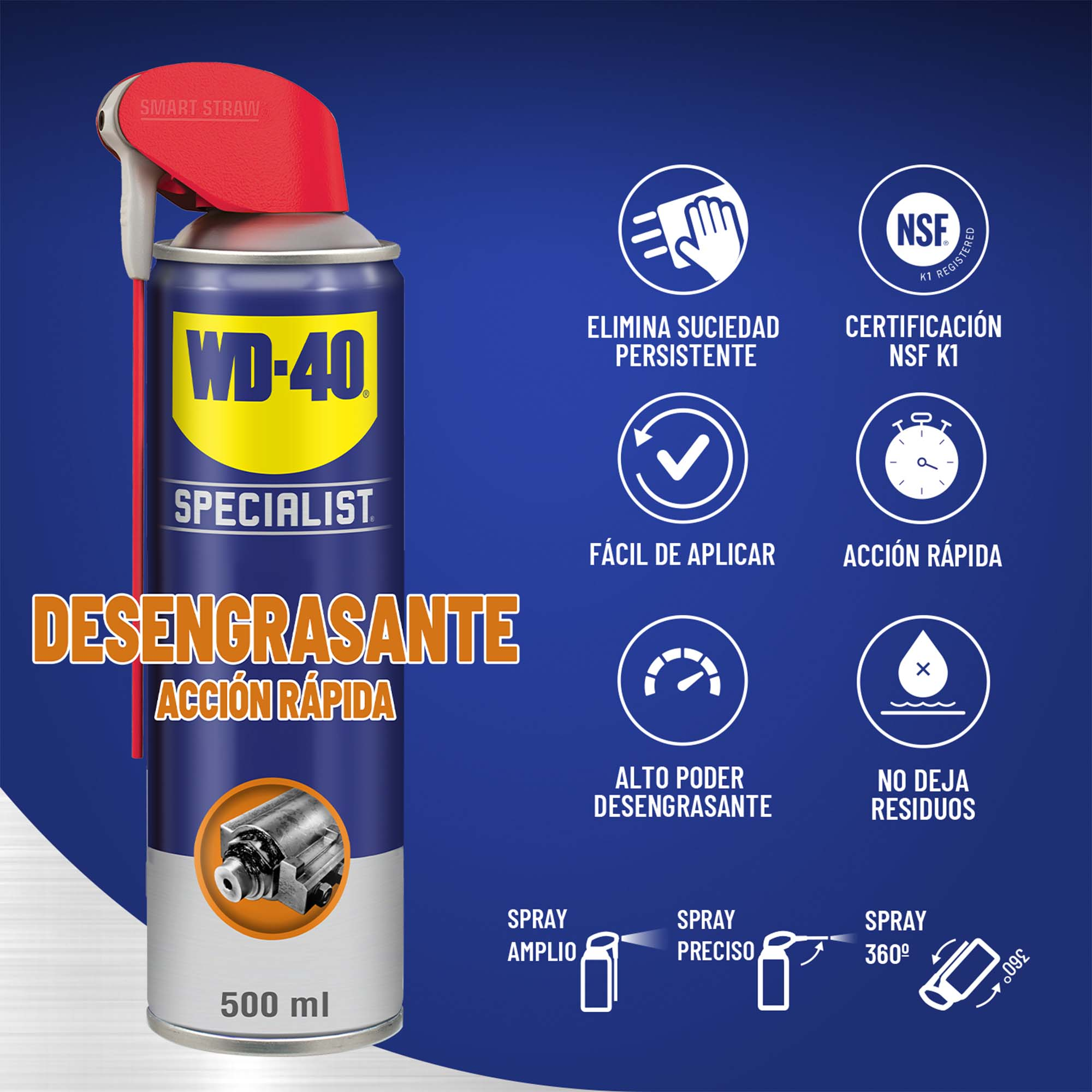 Desengordurante WD-40 500ML - 2