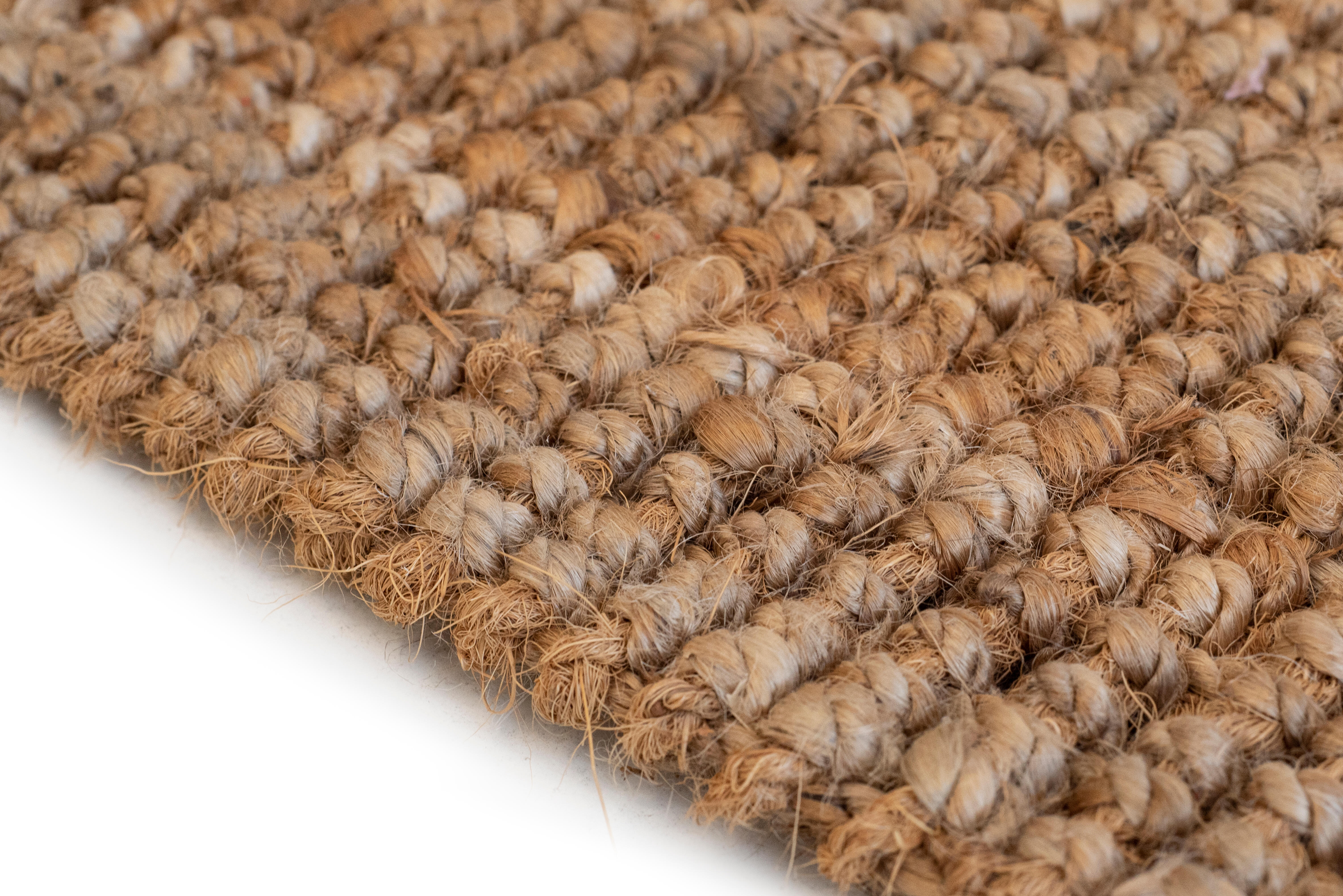 Alfombra yute Santorini 160x230cm tejido plano  naturaleza marrón natural - 4