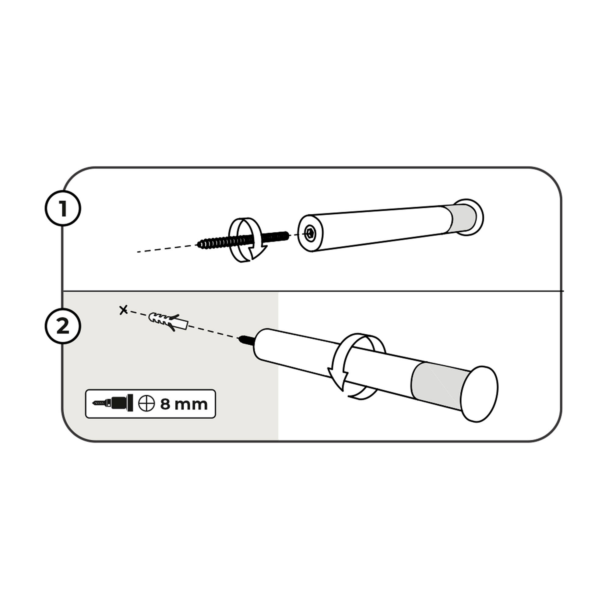 Support à vélo à fixer REI 1 vélo, H.5.2 x l.5.2 x P.39 cm - 5