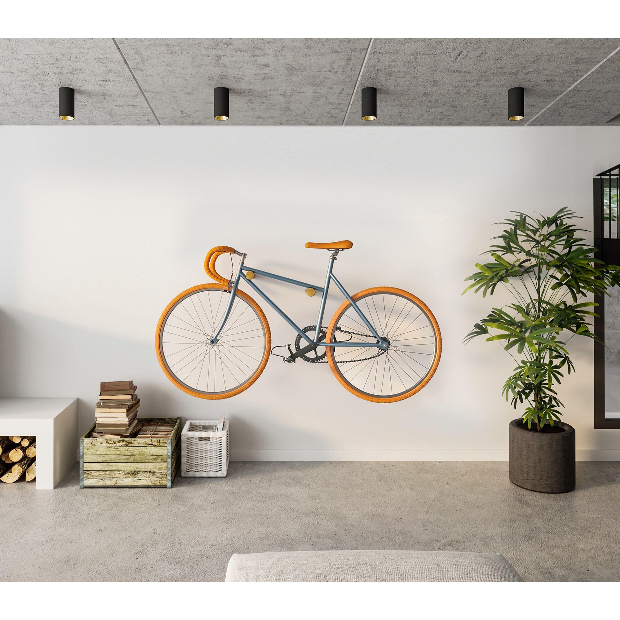 Support à vélo à fixer REI 1 vélo, H.5.2 x l.5.2 x P.39 cm - 9