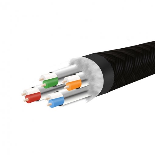 Câble Ethernet blindé RJ45 M/M, 10m, Metronic - 3