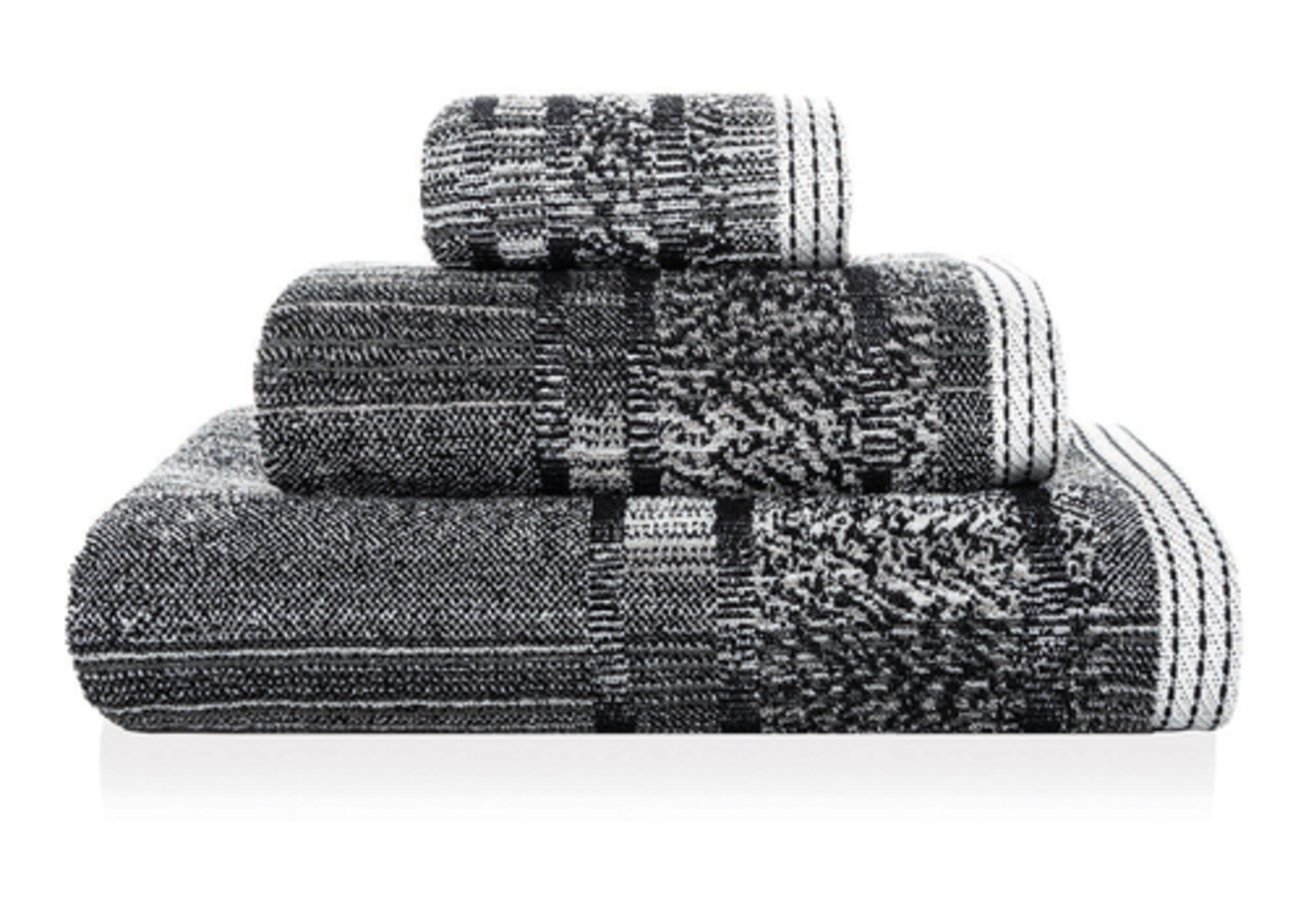 Toalla de algodón maze 50x100 cm gris