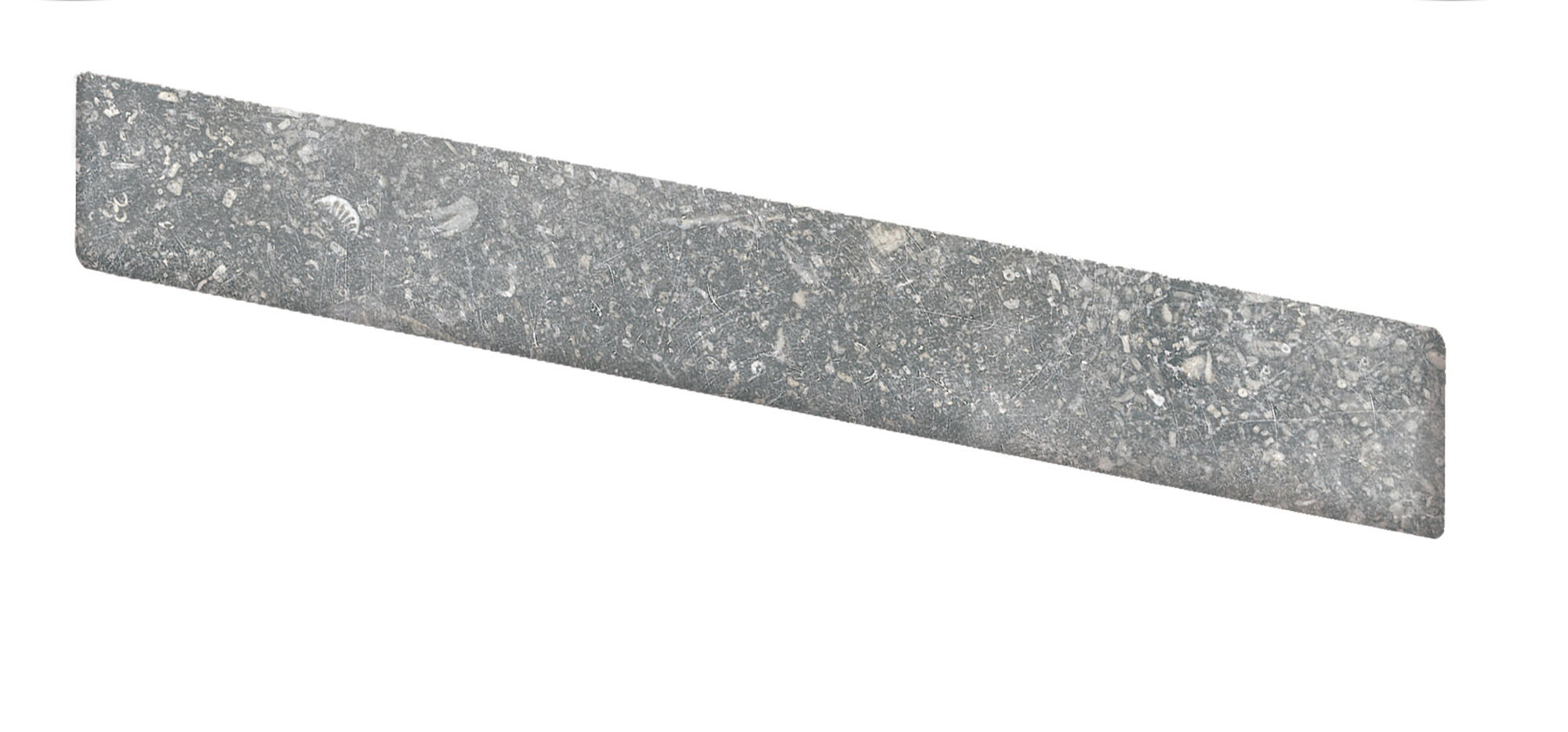 Peldaño extrusionado ardenas efecto piedra gris / plata 33x3cm espesor 7.5mm