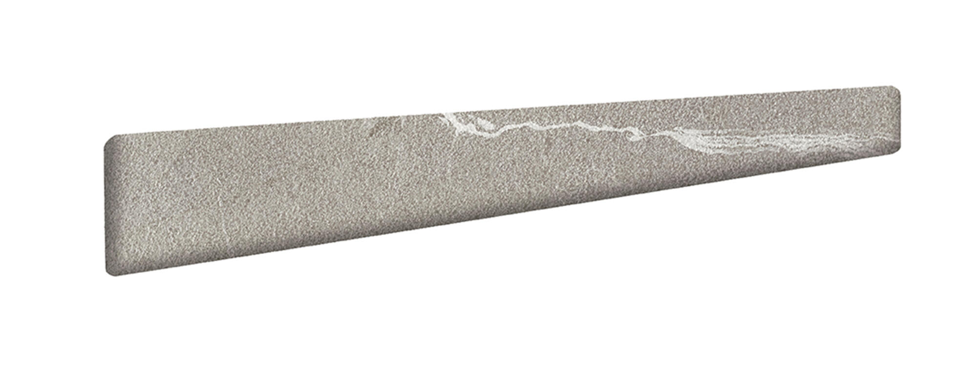 Baldosas para peldaños de escalera cerámica albaroc de 33x3cm gris / plata