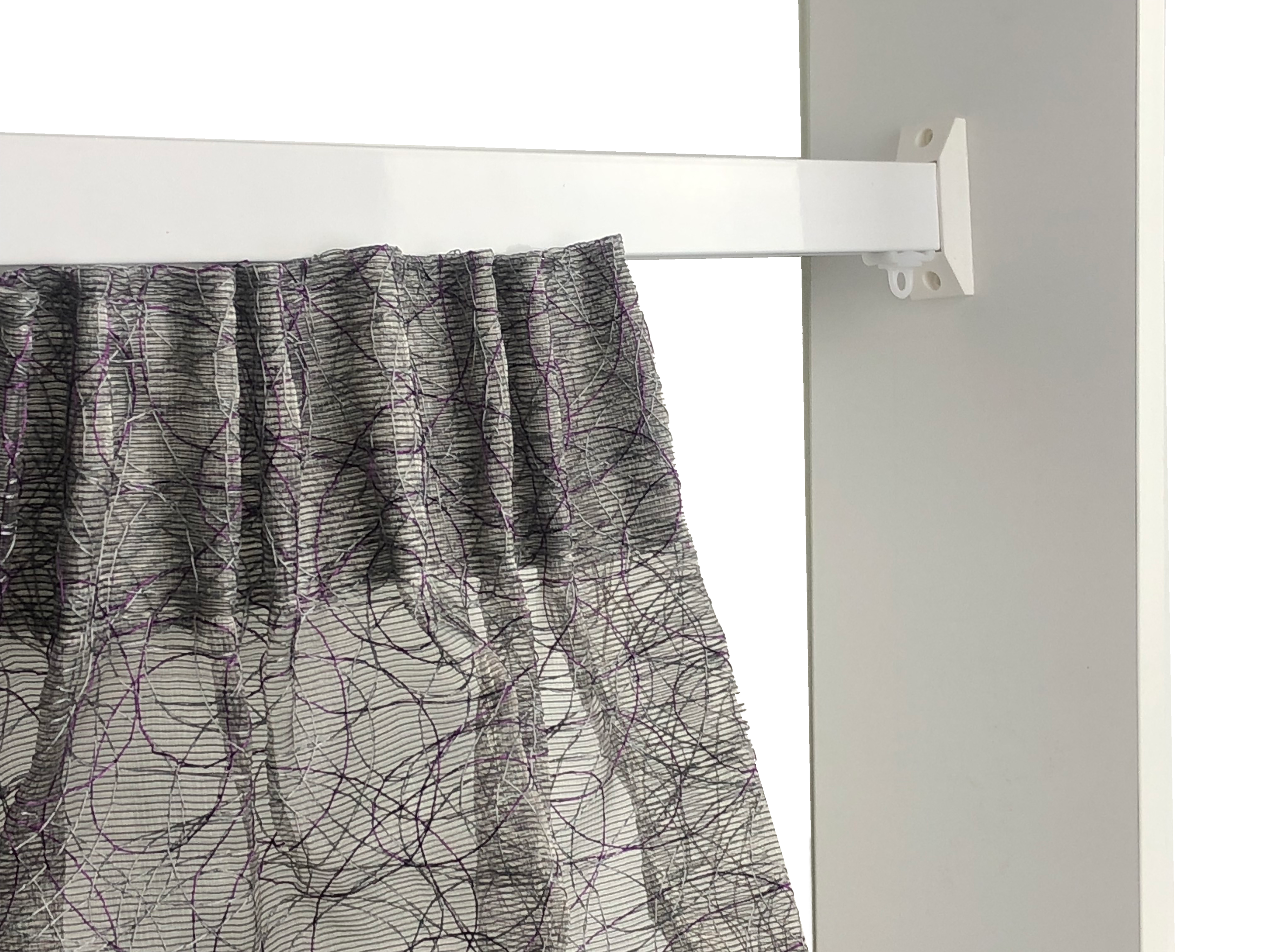 Riel instalación lateral manual 450cm blanco