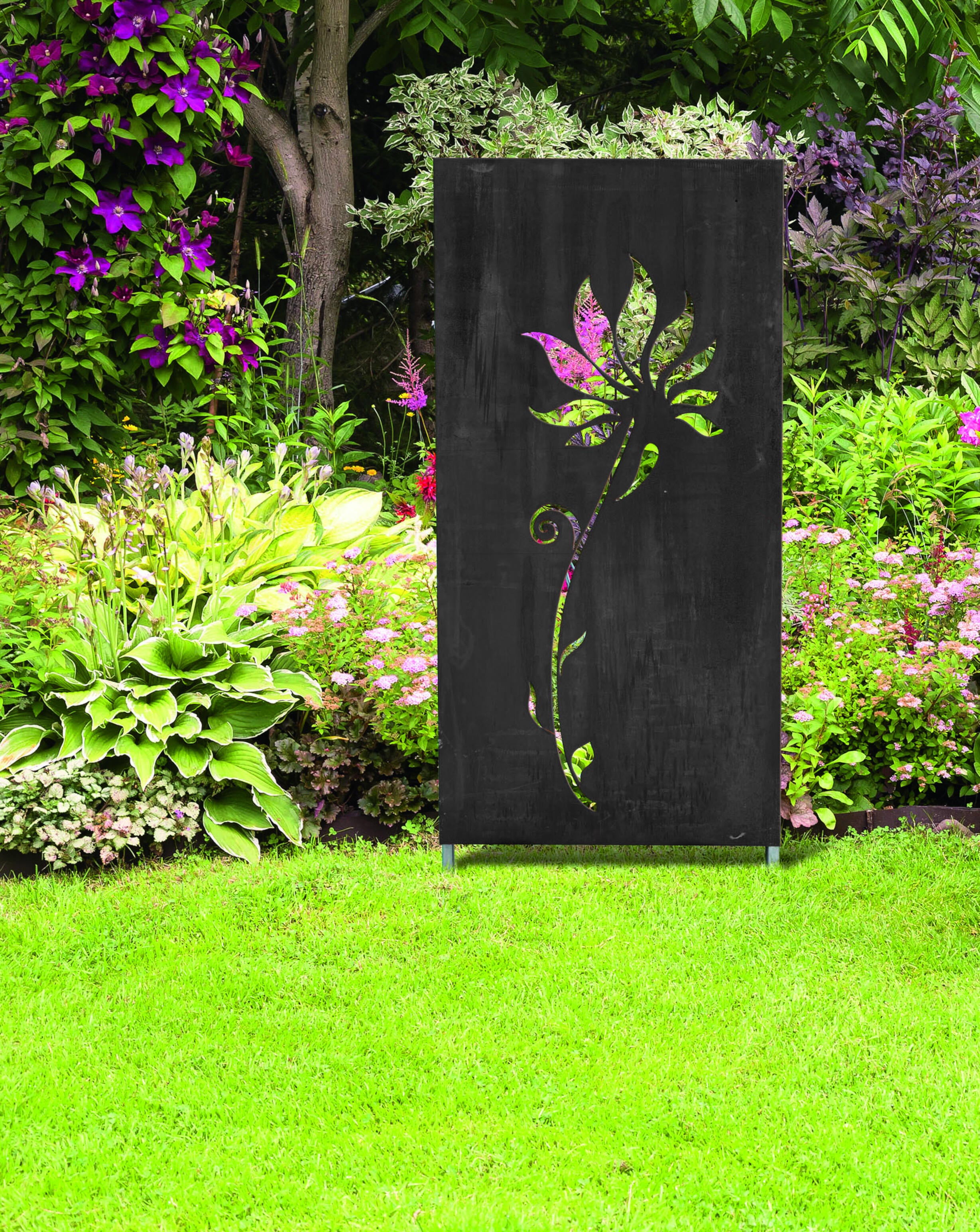 Panneau aluminium jardin rouge au meilleur prix | Leroy Merlin