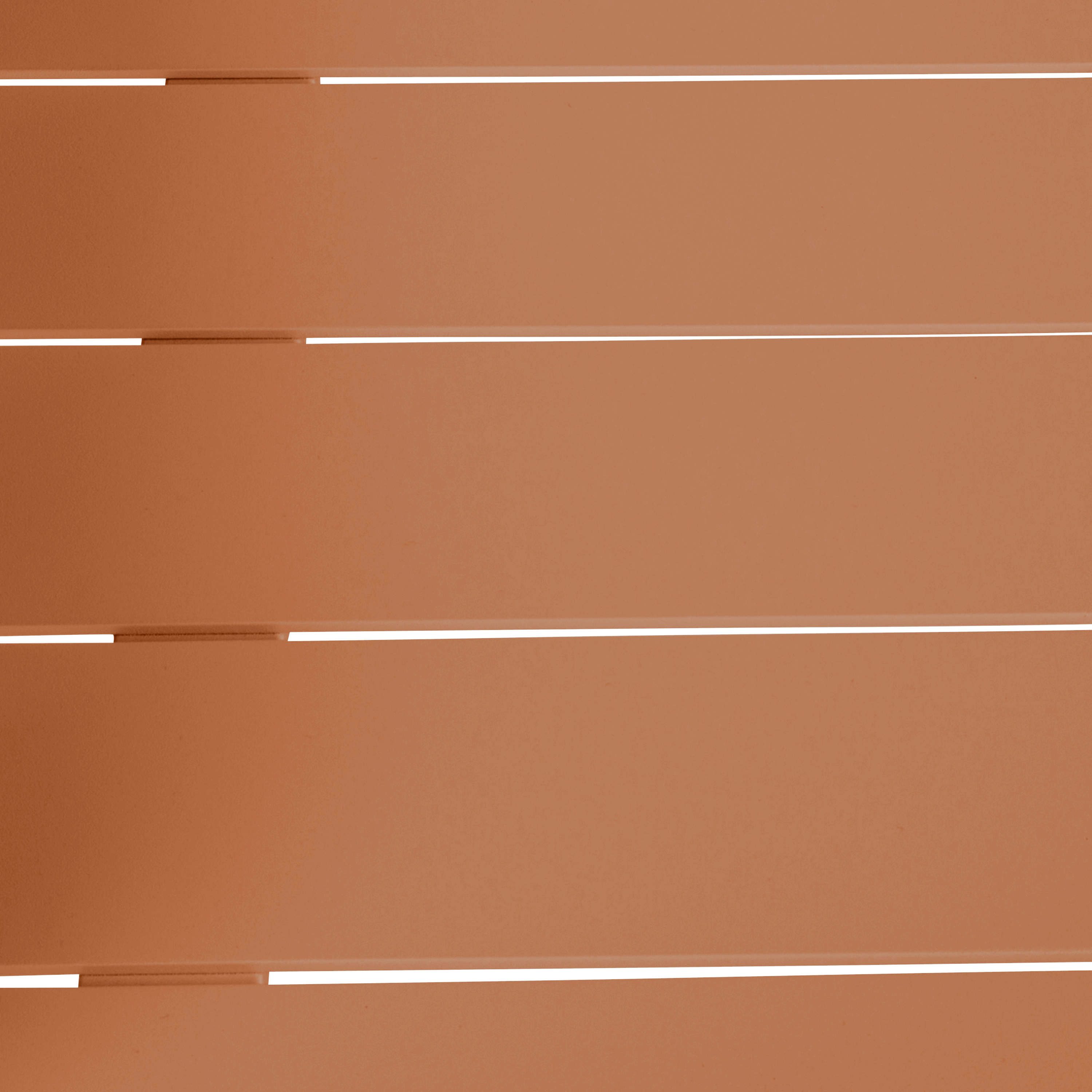 Panca da giardino in alluminio rosso Idaho NATERIAL, seduta in alluminio arancione - 8