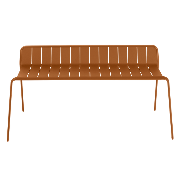 Banco de jardim NATERIAL IDAHO 122X49X56 LARANJA