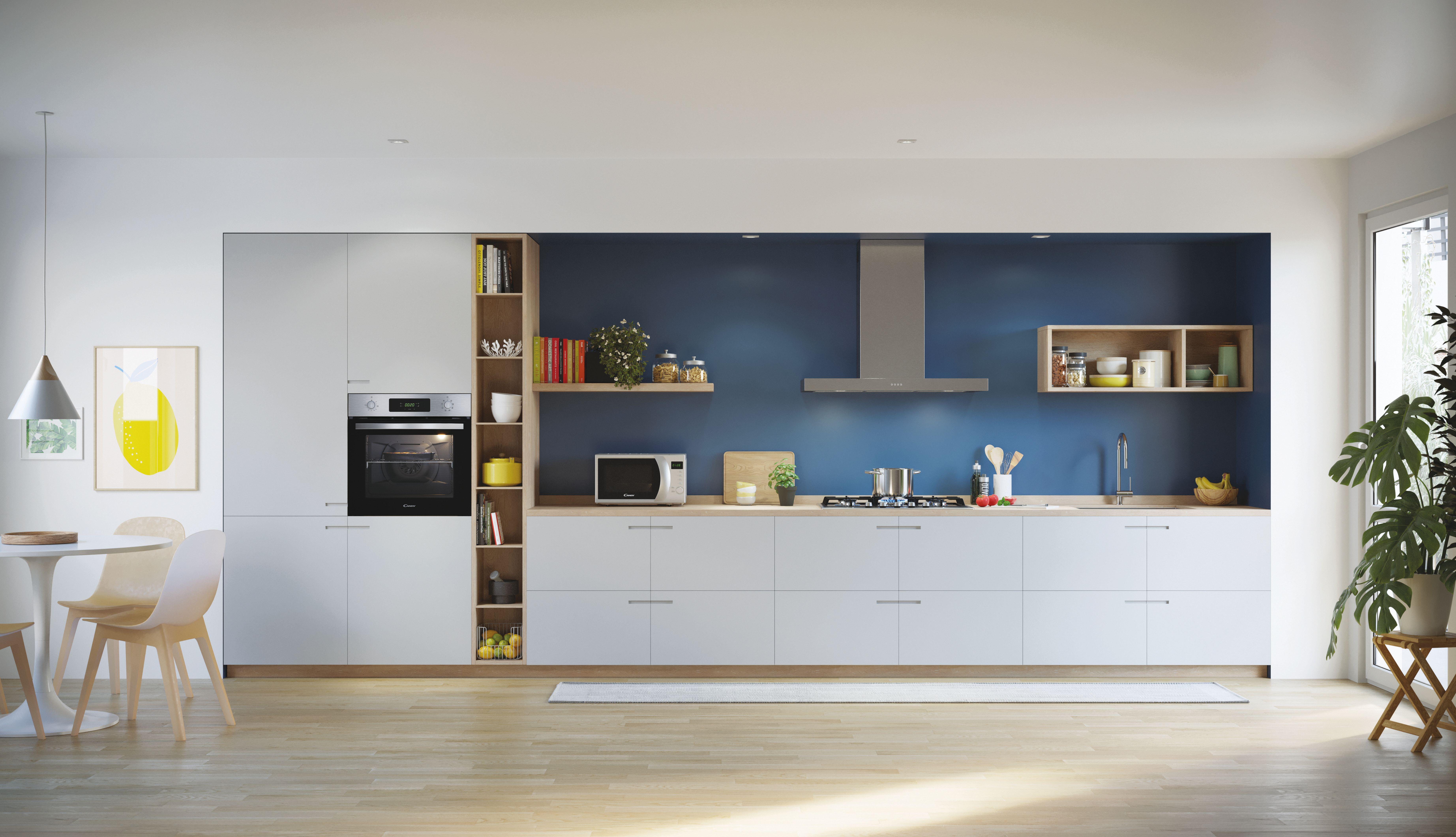 Forno de encastrar multifunções 70L 59,5 x 56,8 x 59,5 cm cinza Candy FIDCP X625 L - 9