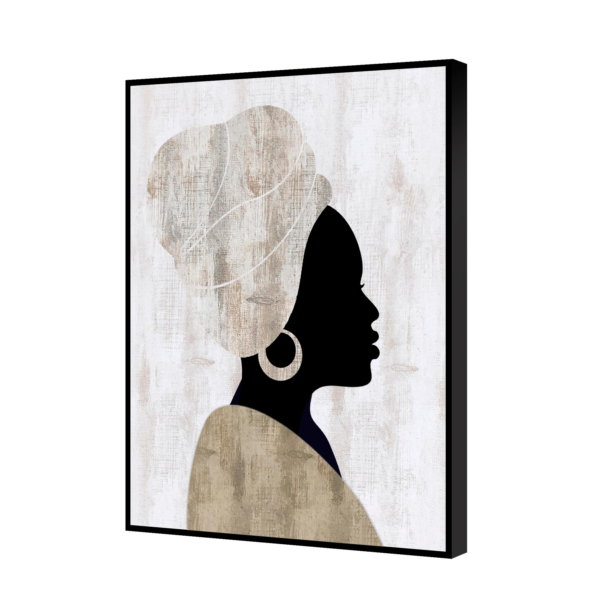 Cuadro Deco line Africana derecha  40 cm x 50 cm - 3