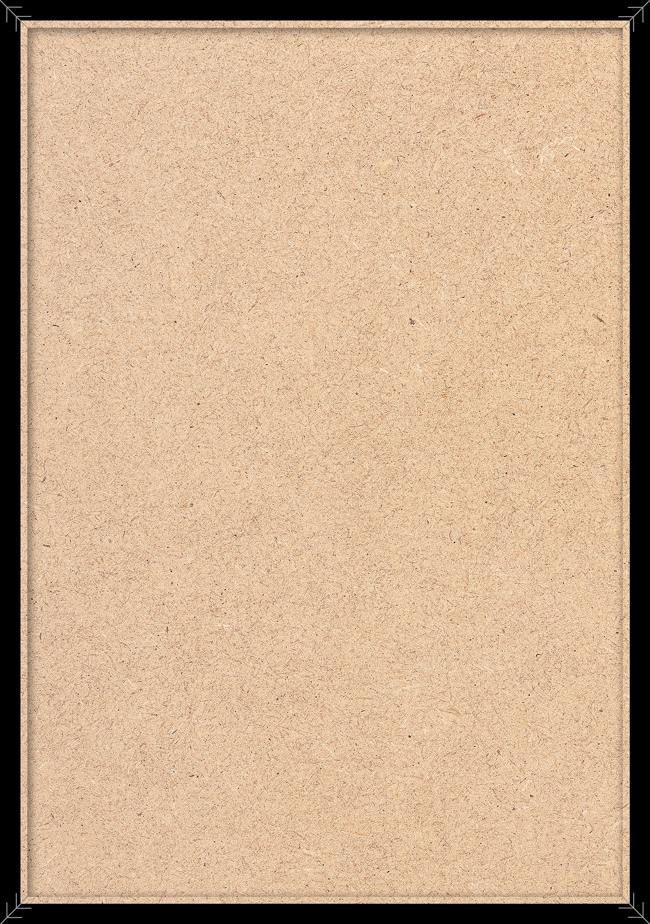 Cuadro pintura impresa enmarcada Botánica rectangular de 50 x 70 cm. MDF Deco Line Hojas multicolor. Marco color Negro - 6
