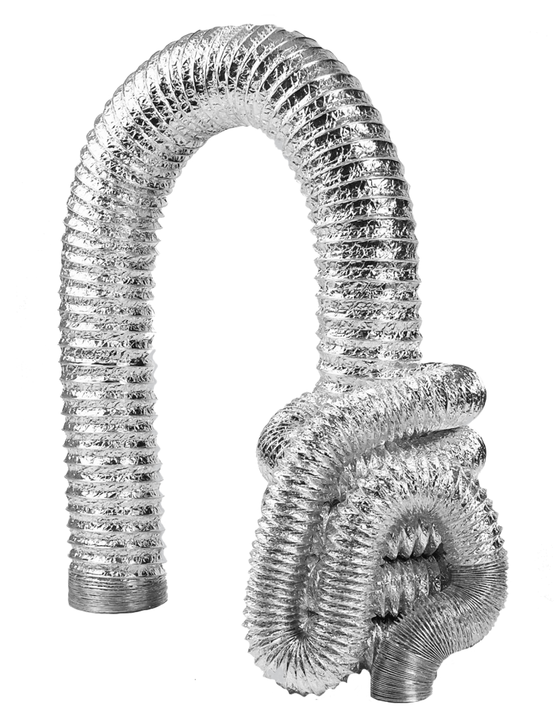 Conduit souple aluminium S&P, Diam.80/80 mm, L.3 m Gsa 80 - 3
