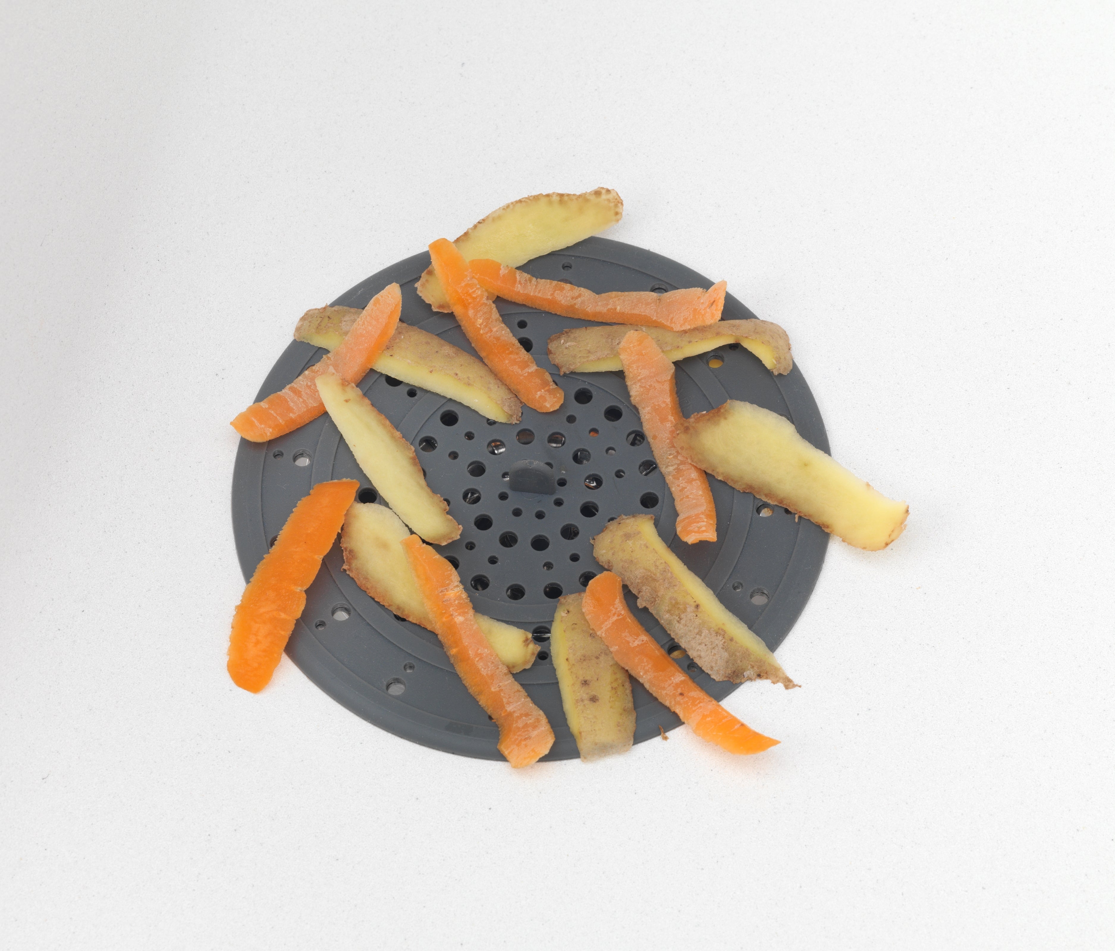 Tampa silicone para lava louça cinza 12x12 cm Wenko Sava - 5