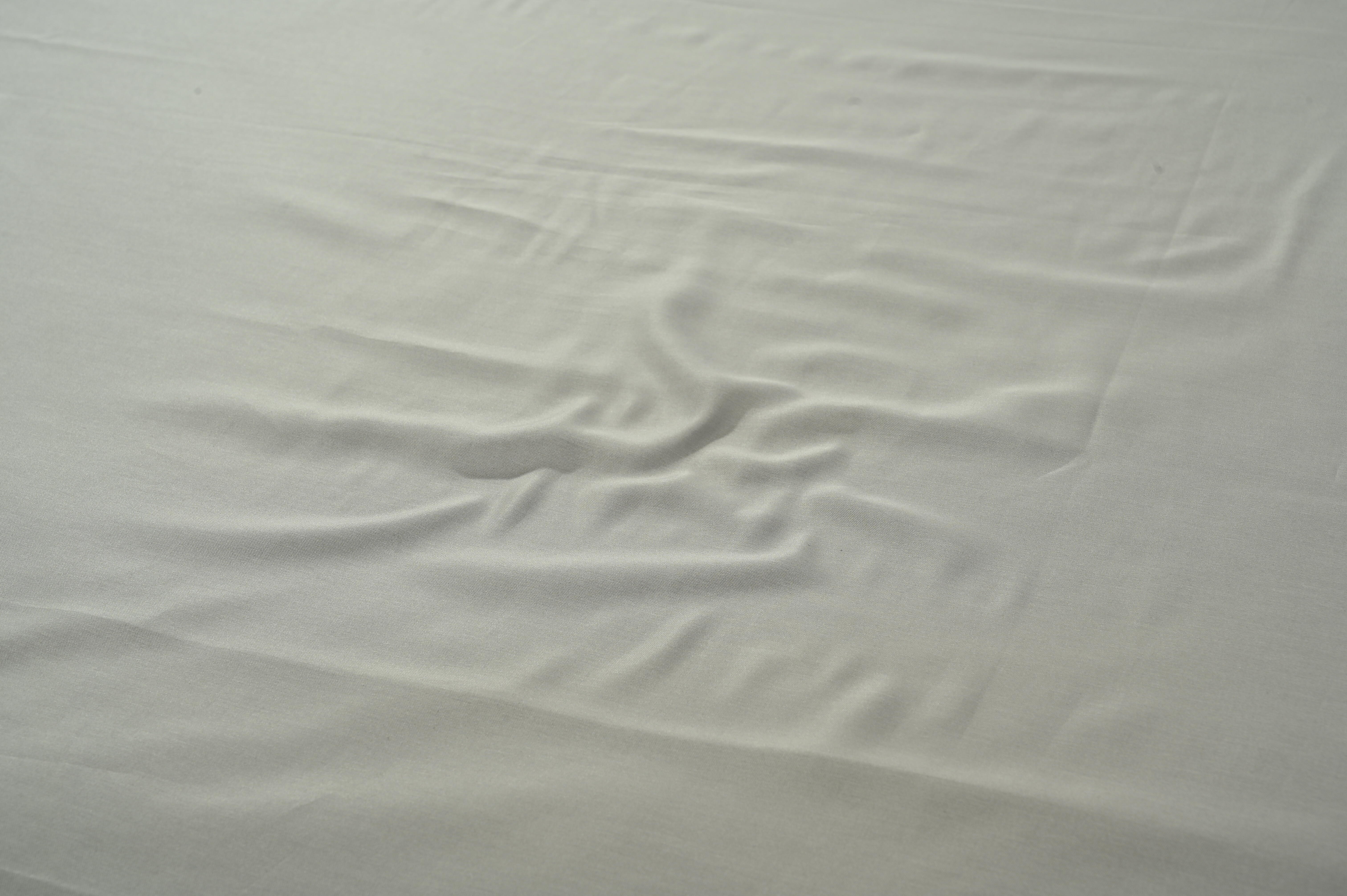 Funda nórdica Bordón algodón egipcio 300 hilos liso gris para cama de 180 cm - 24