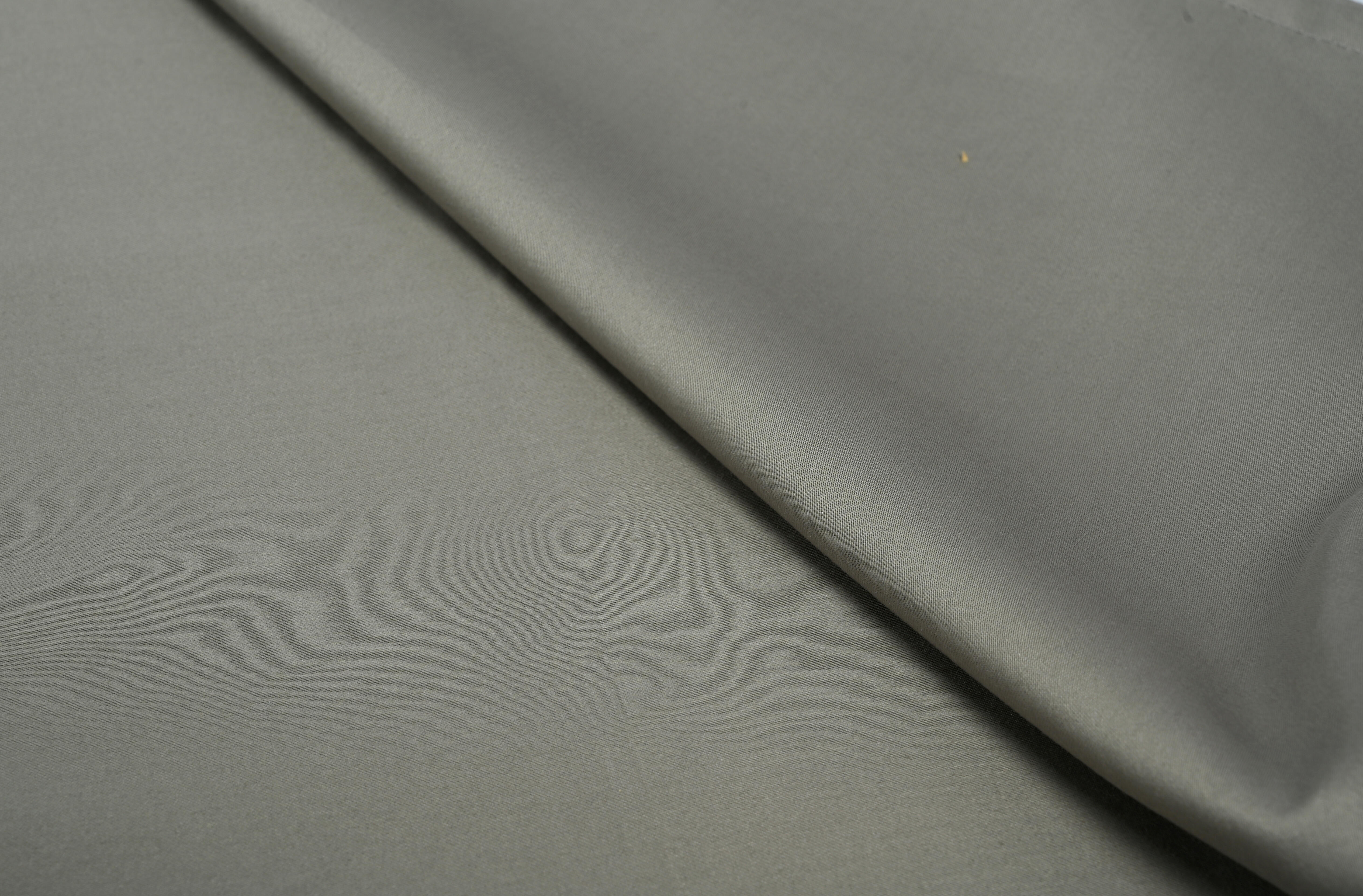 Sábana encimera Bordón algodón egipcio 300 hilos gris 280x290 para cama de 180 cm - 12