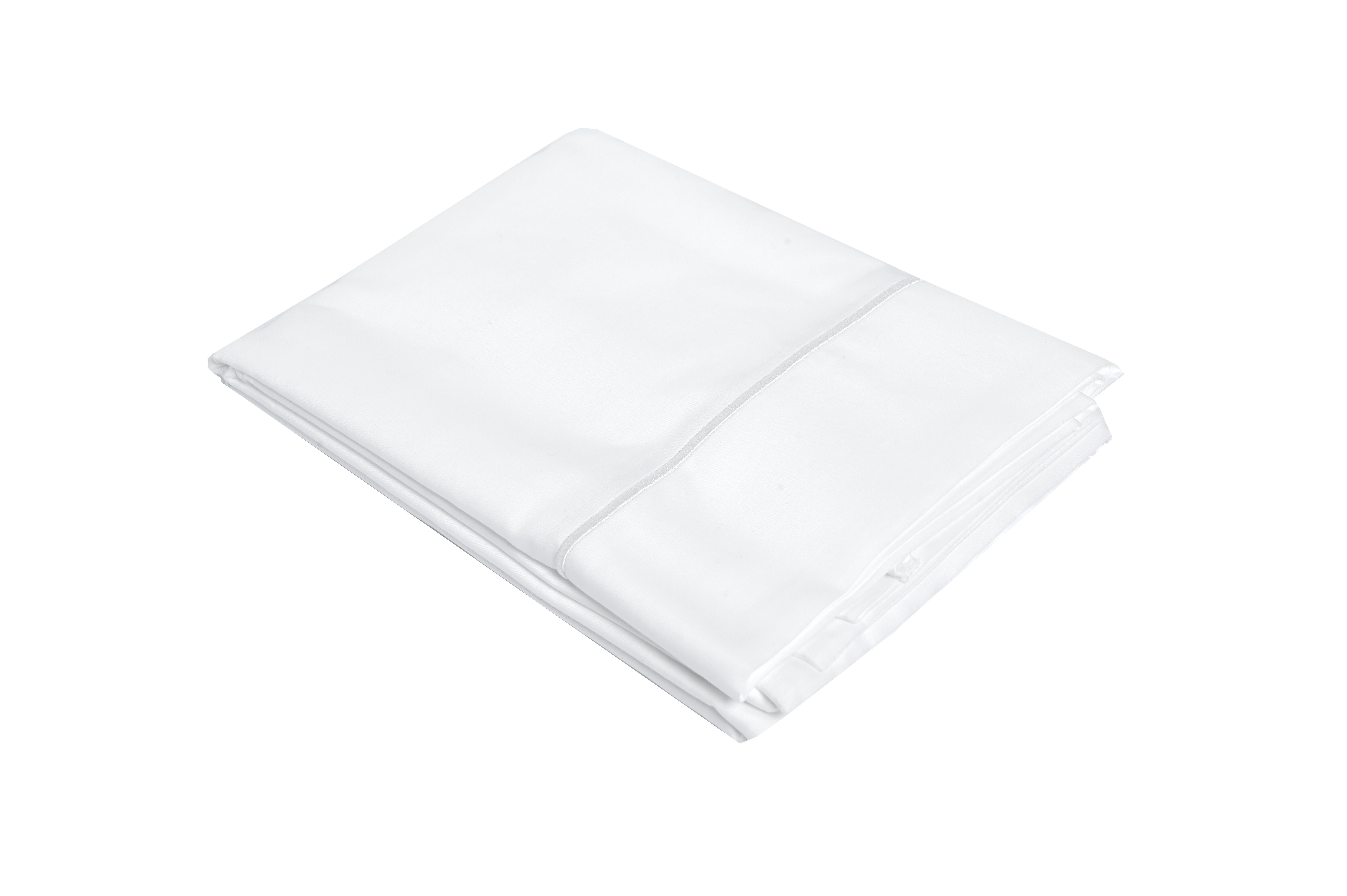 Funda de almohada Bordón INSPIRE  algodón 400 hilos blanco 45 x 110 cm - 2