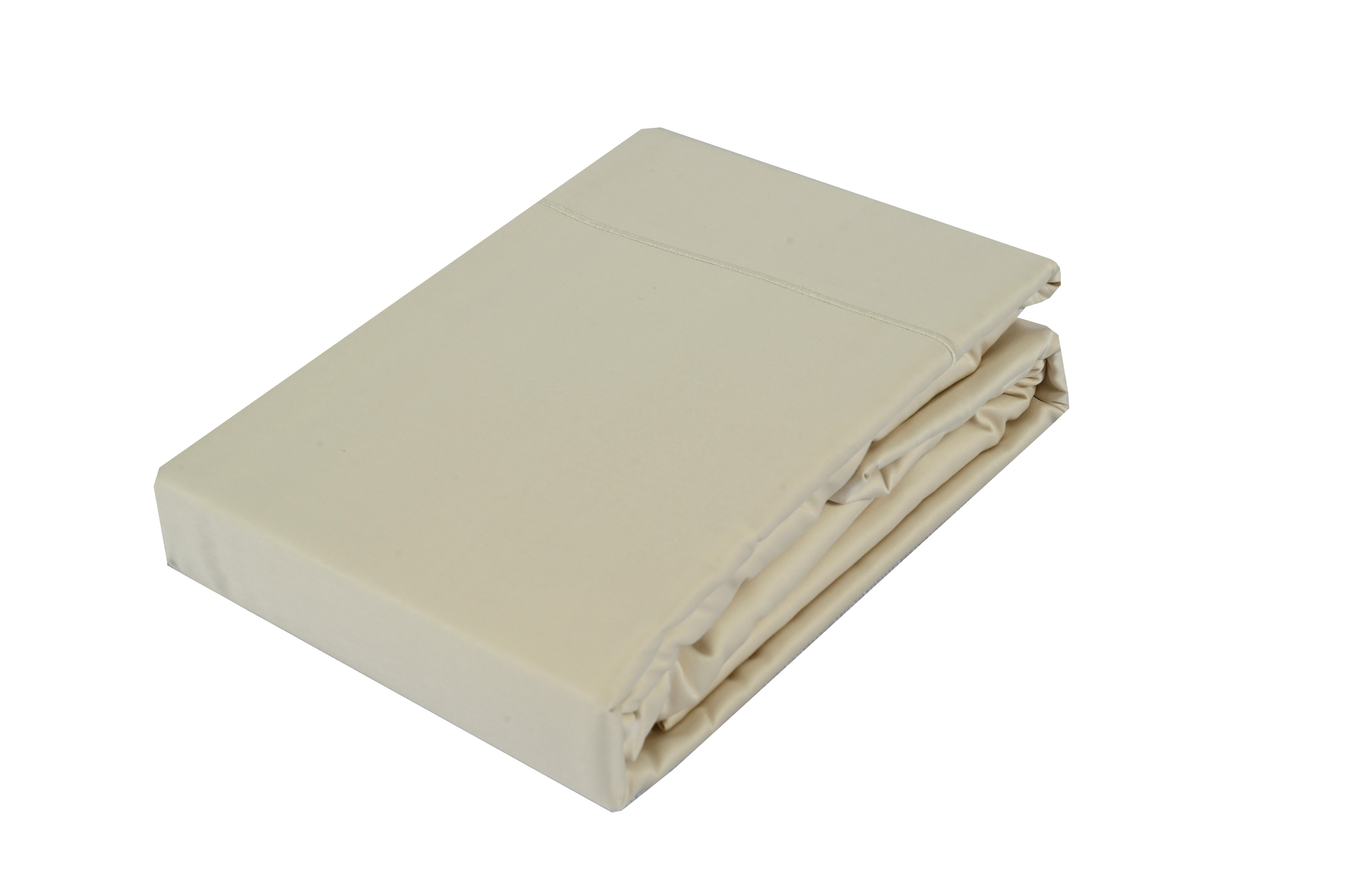 Funda nórdica Bordón algodón egipcio 300 hilos marfil para cama de 135 cm - 5