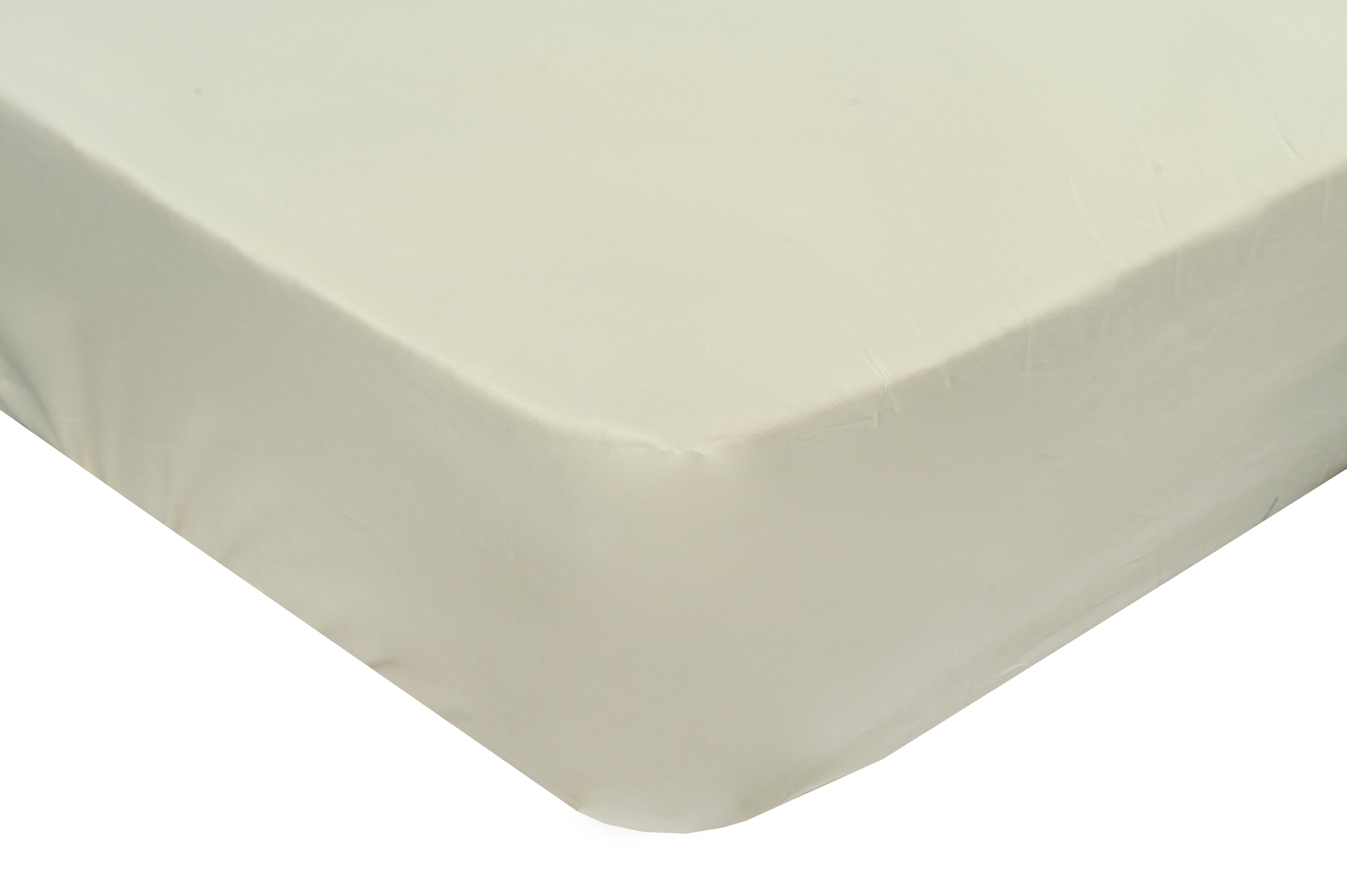 Sábana bajera con elástico algodón egipcio 300 hilos Bordón marfil 180x200 para cama de 180 cm - 10