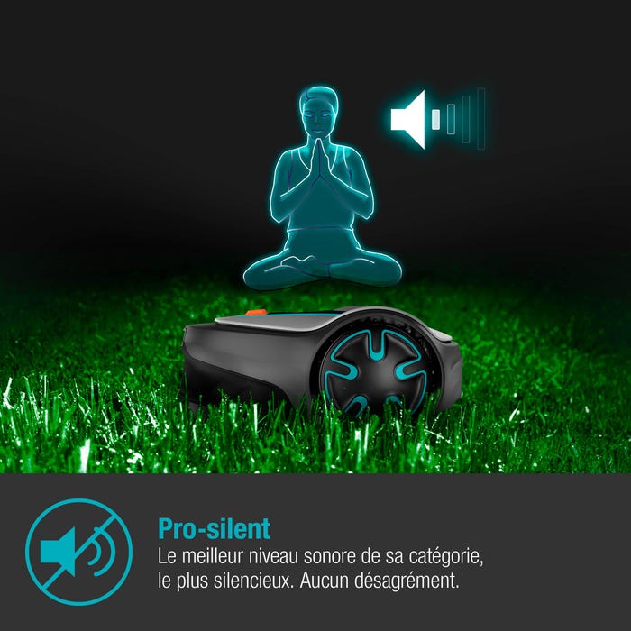 Robot tondeuse gardena silencieuse